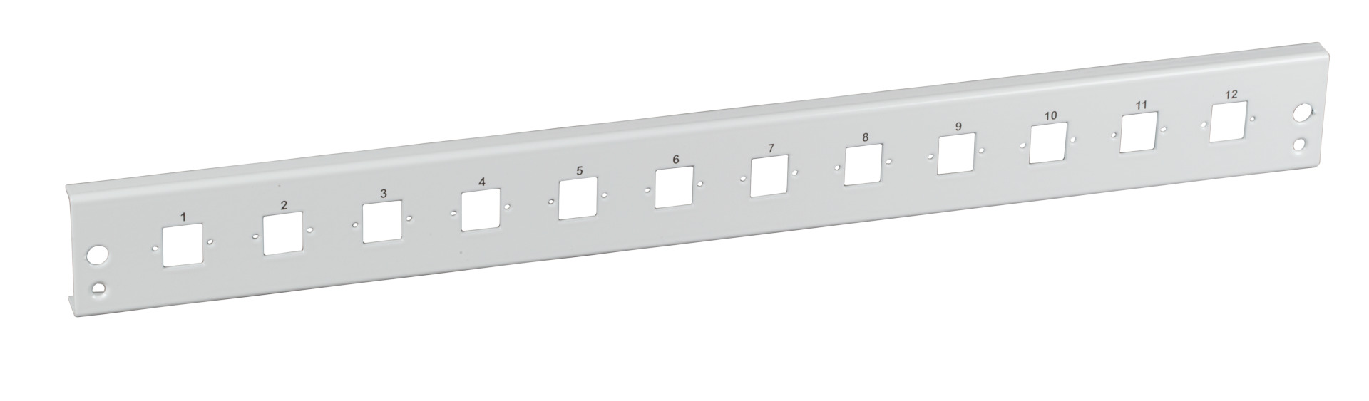 Front Panel 1U 12xE2000®Dupl.,E2000® Compact (RDM) new version
