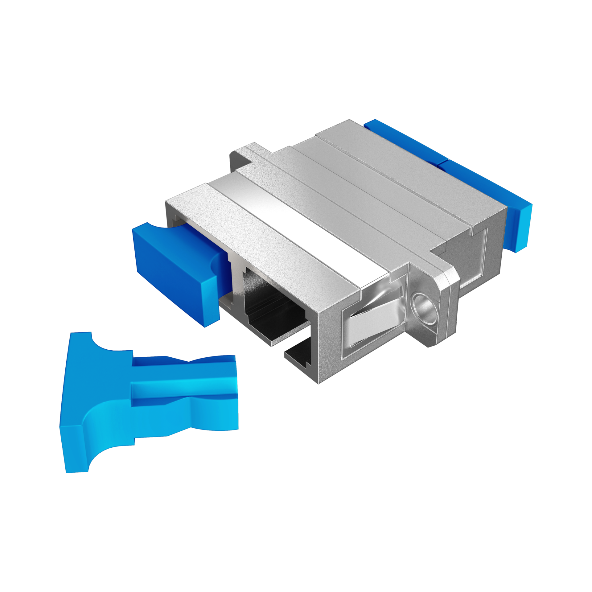 Adapter  SC Duplex OS2 metal housing 