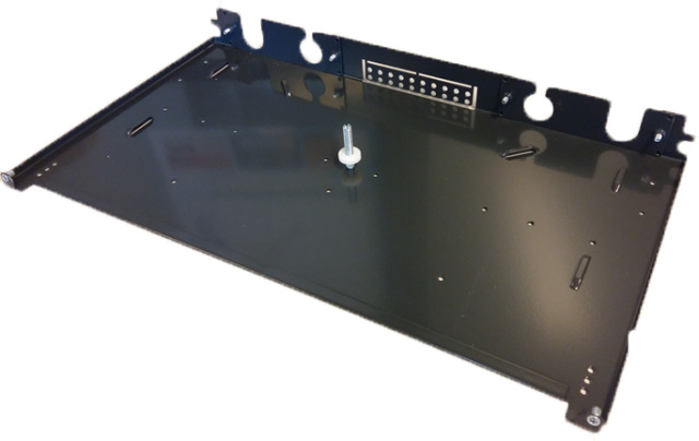 19" Splicebox 1U wo Frontplate, black