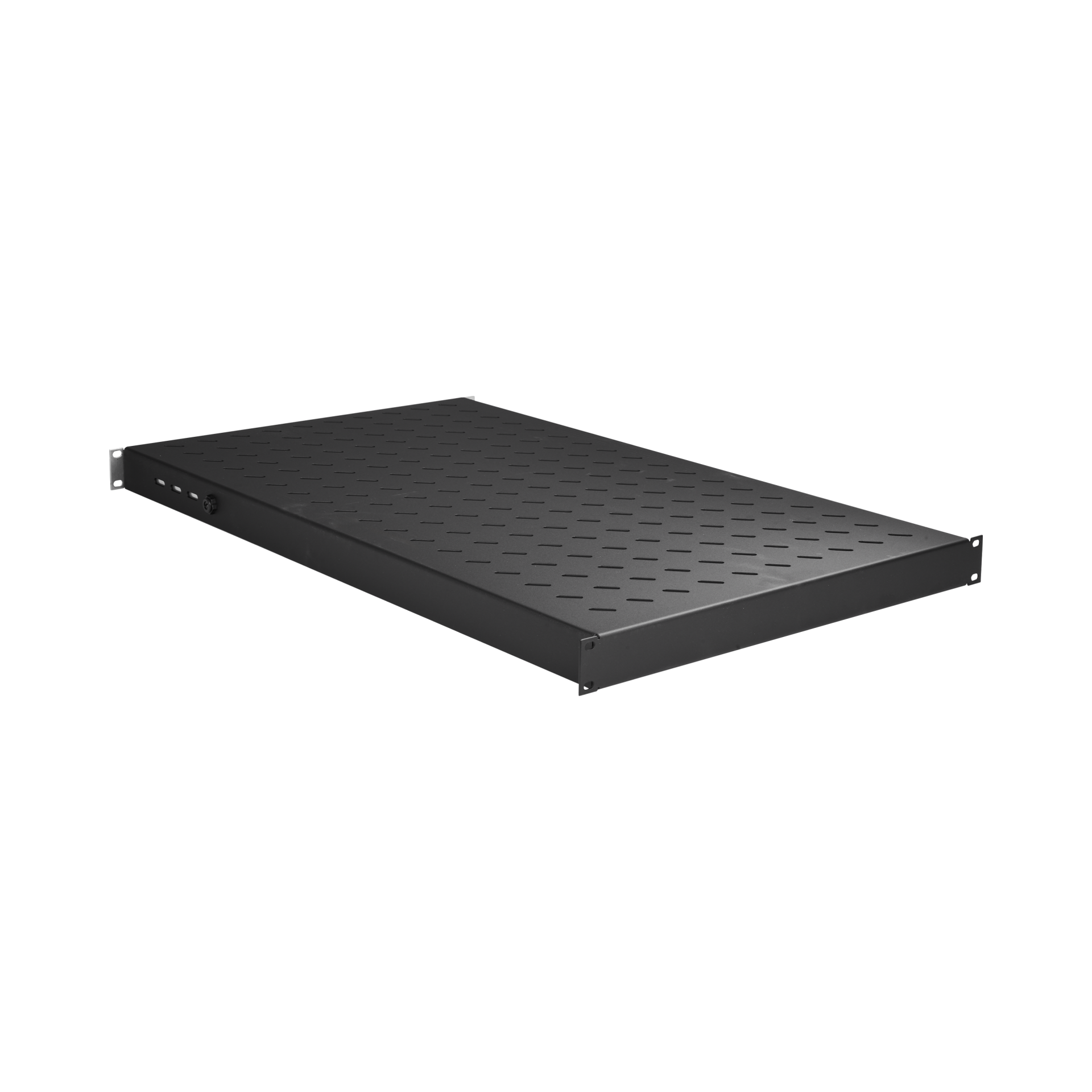 19" 1U Shelf, Fixed, MD 750..850 mm, Max. Load 120 kg, CD 1000, RAL9005