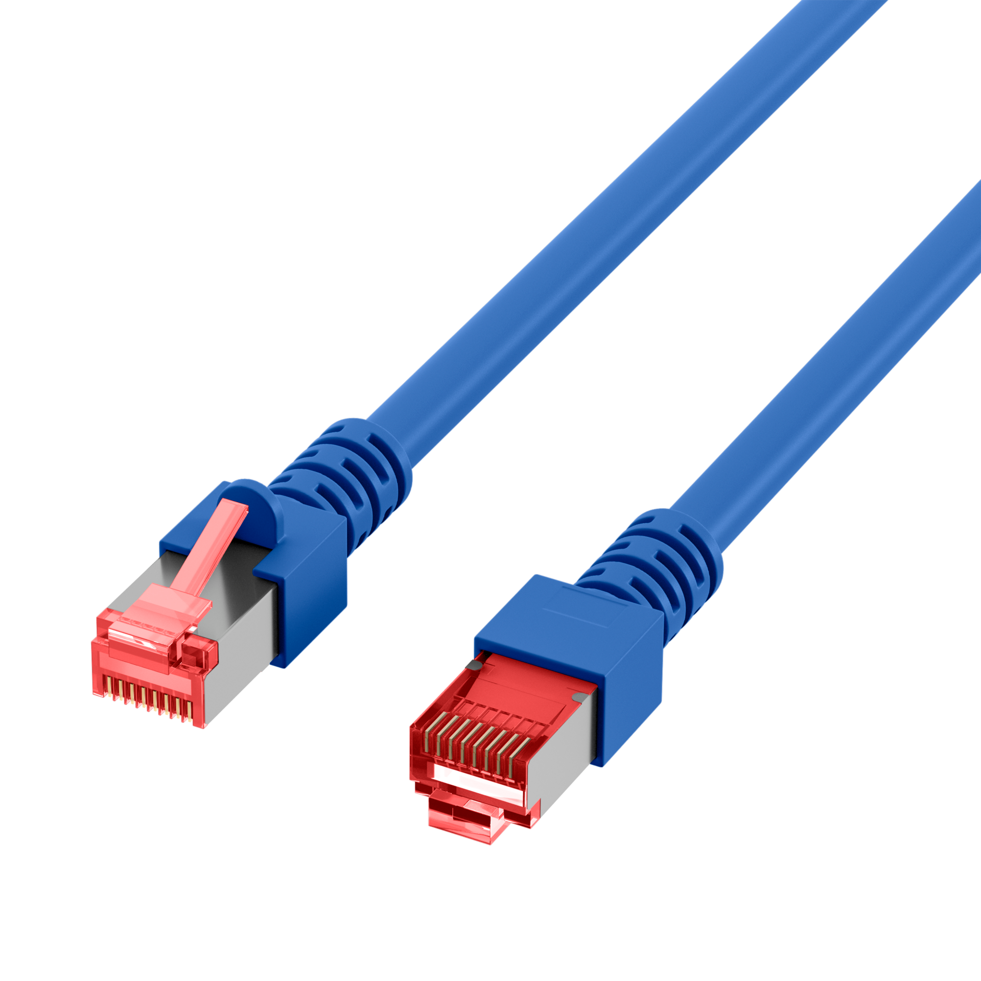 RJ45 Patch Cord Cat.6 S/FTP LSZH blue 0,5m