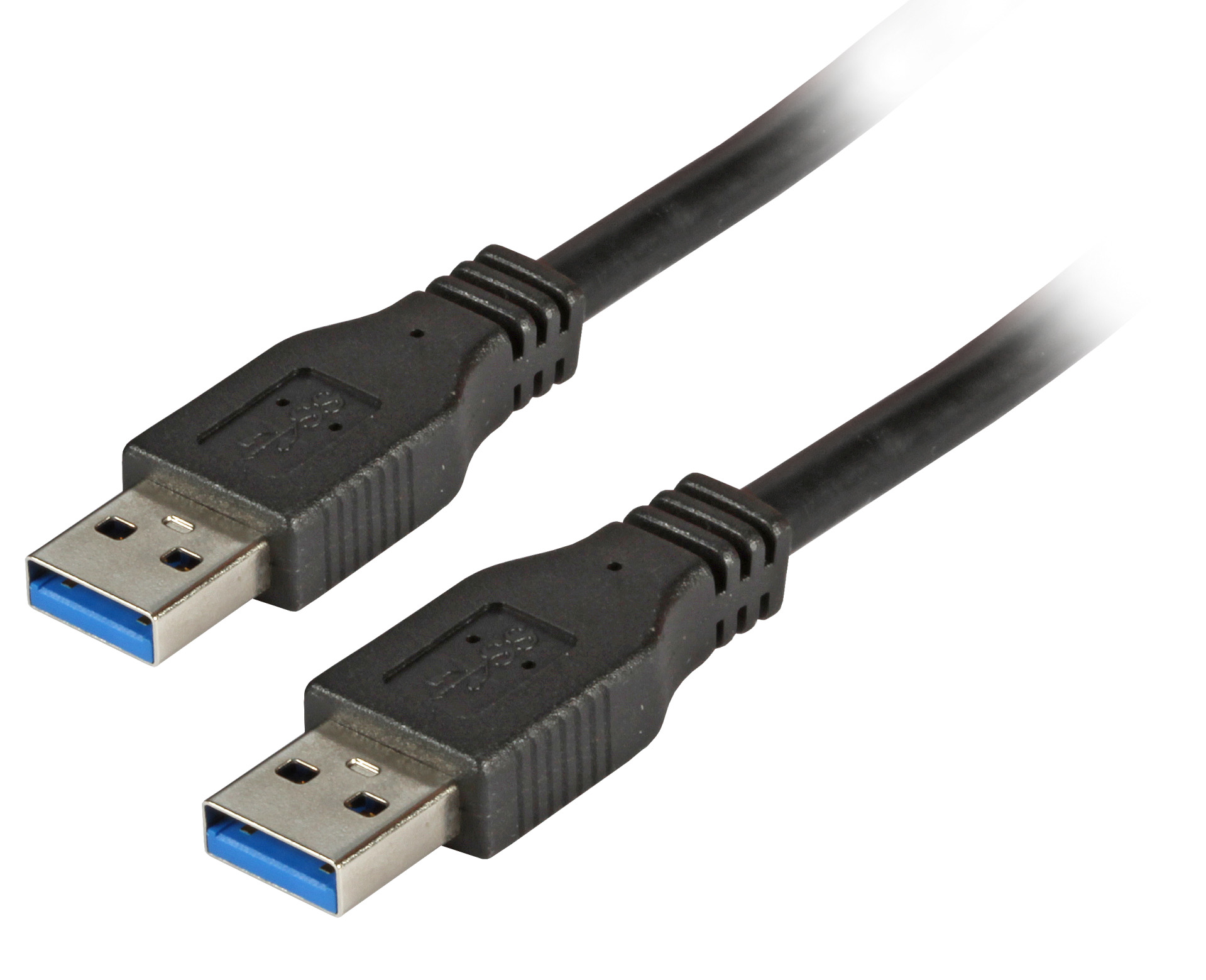 USB3.0 Connection Cable A-A, M-M, 1.0m, black, Classic