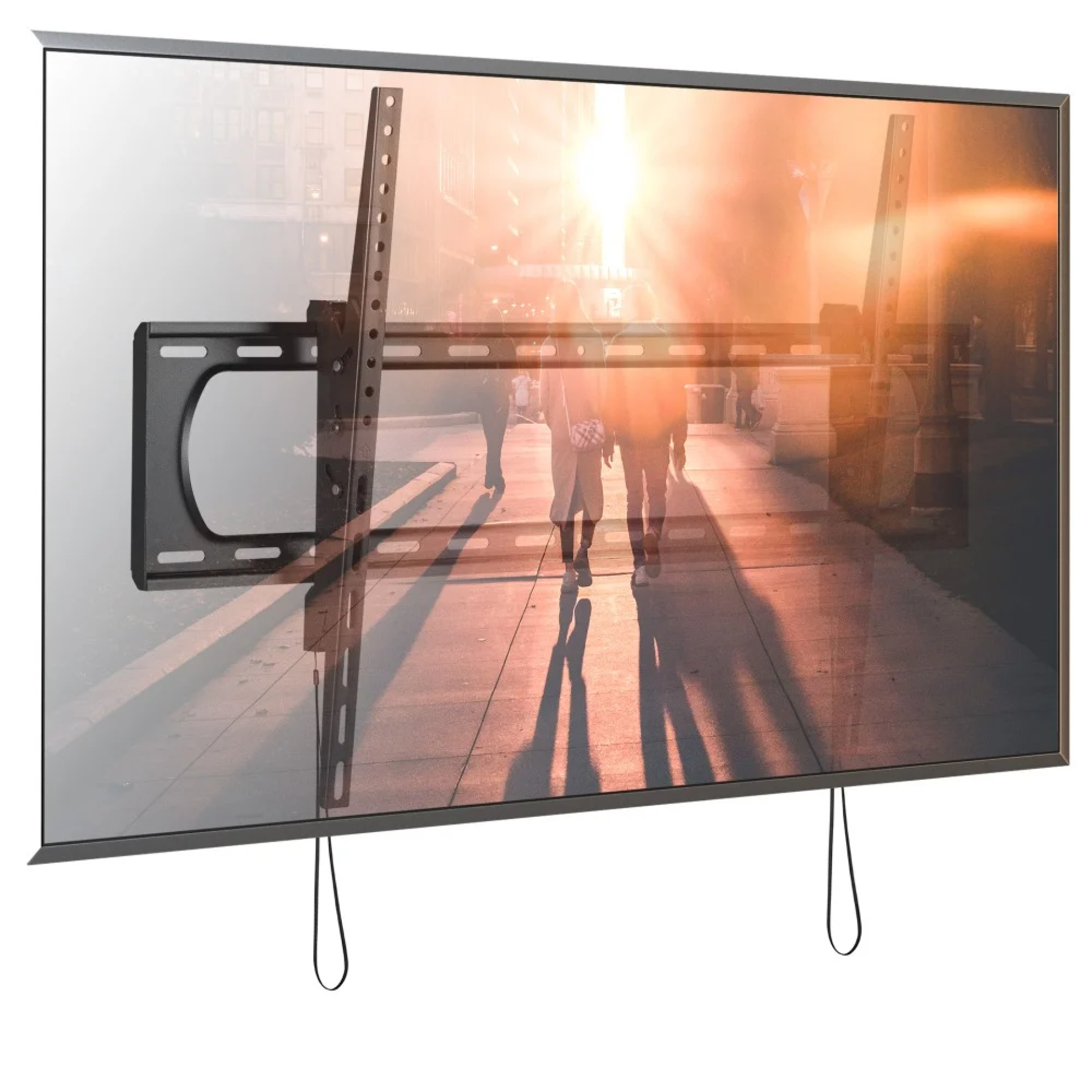 Techly slim tilting wall bracket for 60-120" LCD LED TV