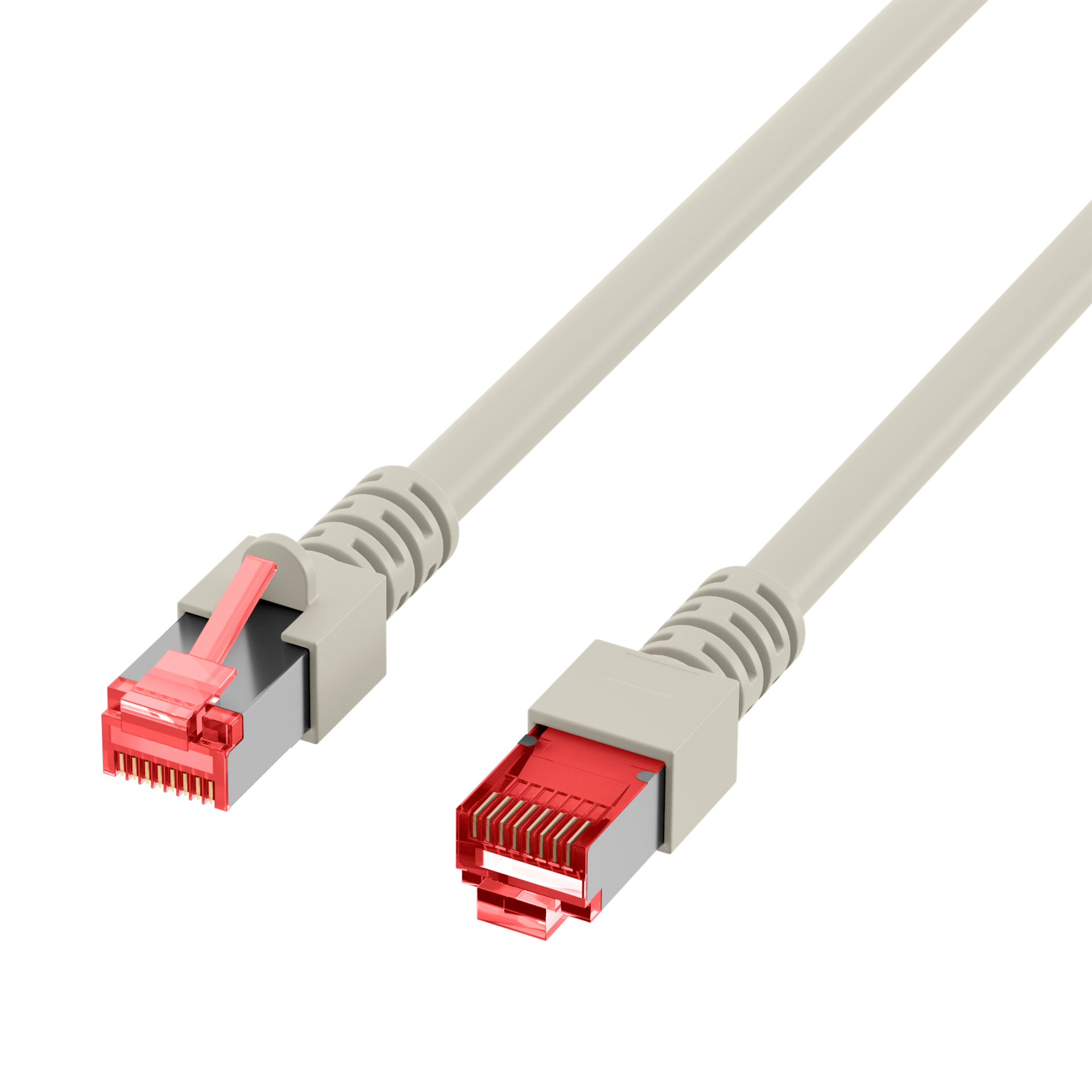 RJ45 Patch Cord Cat.6 S/FTP LSZH grey 20m