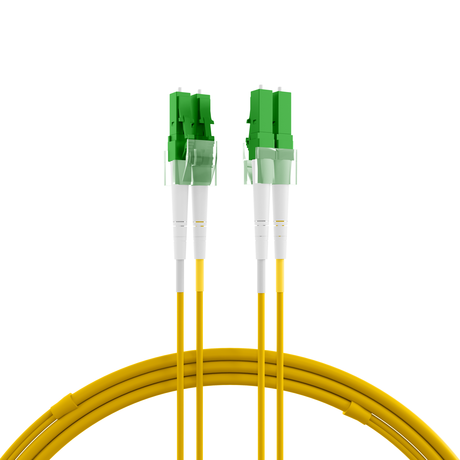Duplex Patchcable LC/APC-LC/APC OS2 G652D 1m LSZH 2mm yellow