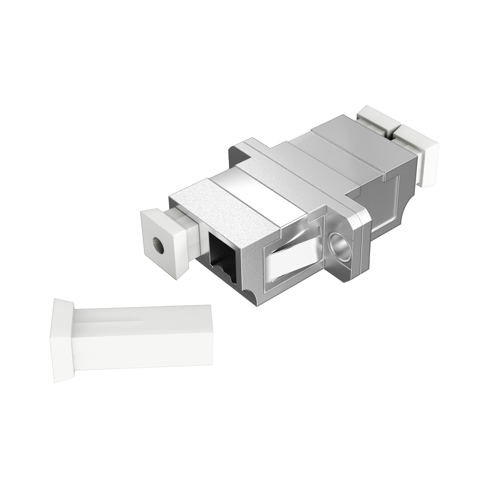 Adapter  LC Duplex OM1-5 metal housing 