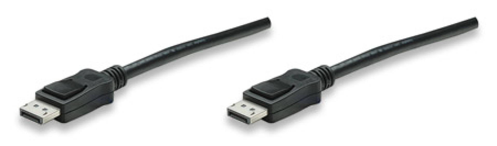 DisplayPort 1.2 Audio/Video Connecting cable, black, 2 m