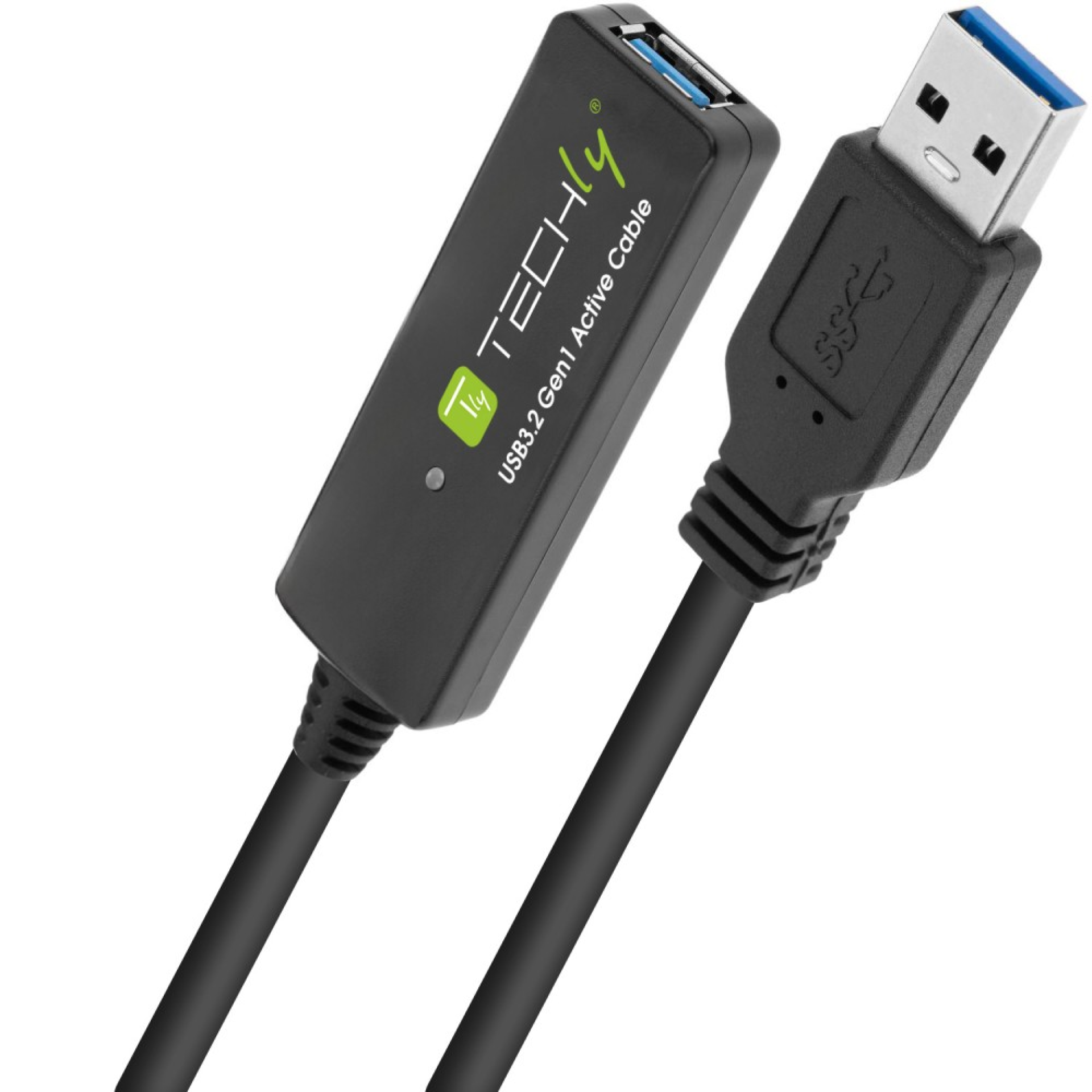 Techly extension cable USB3.2, SuperSpeed+ 20m