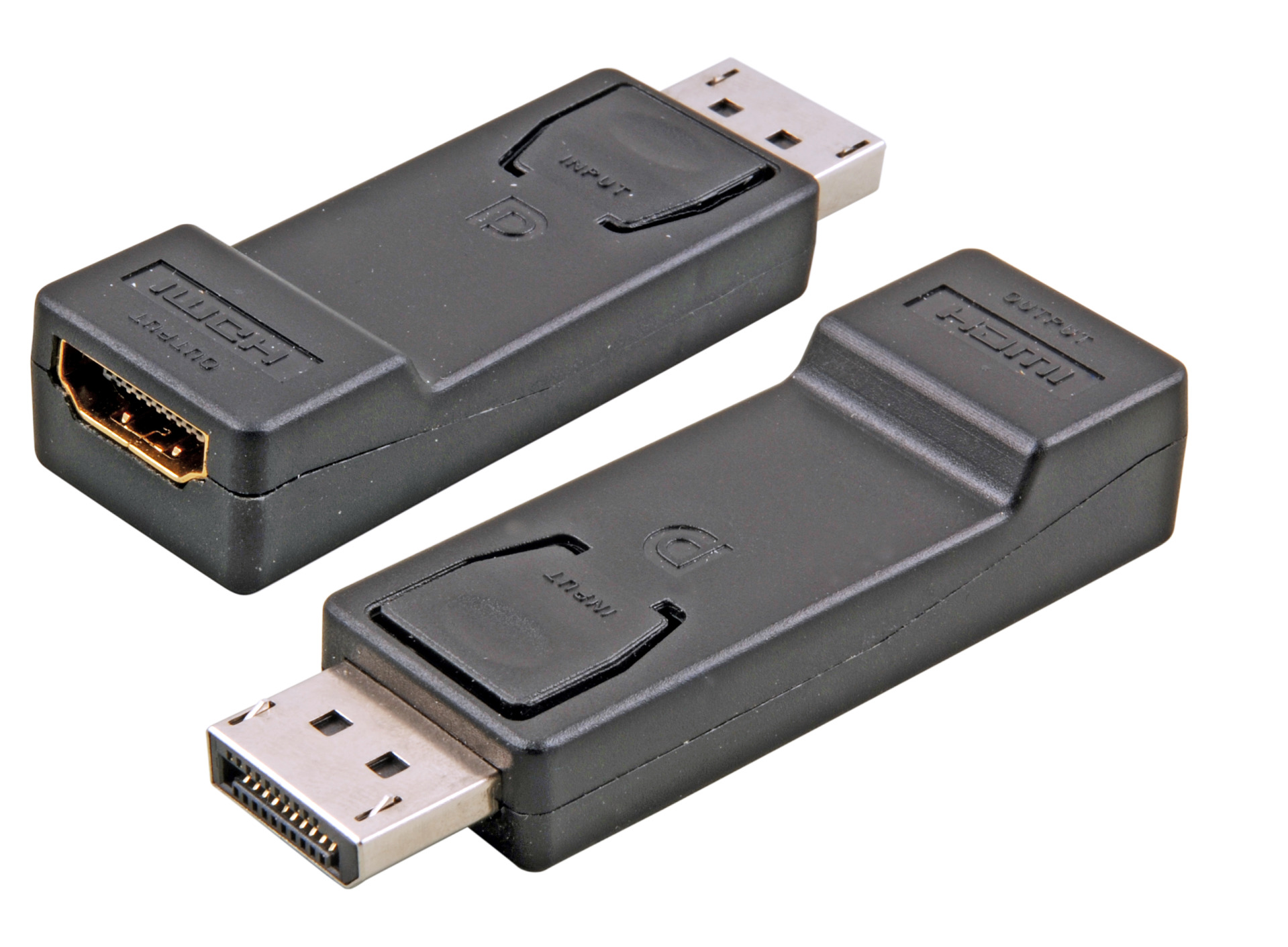 DisplayPort Adapter, DisplayPort to HDMI A, M-F, black