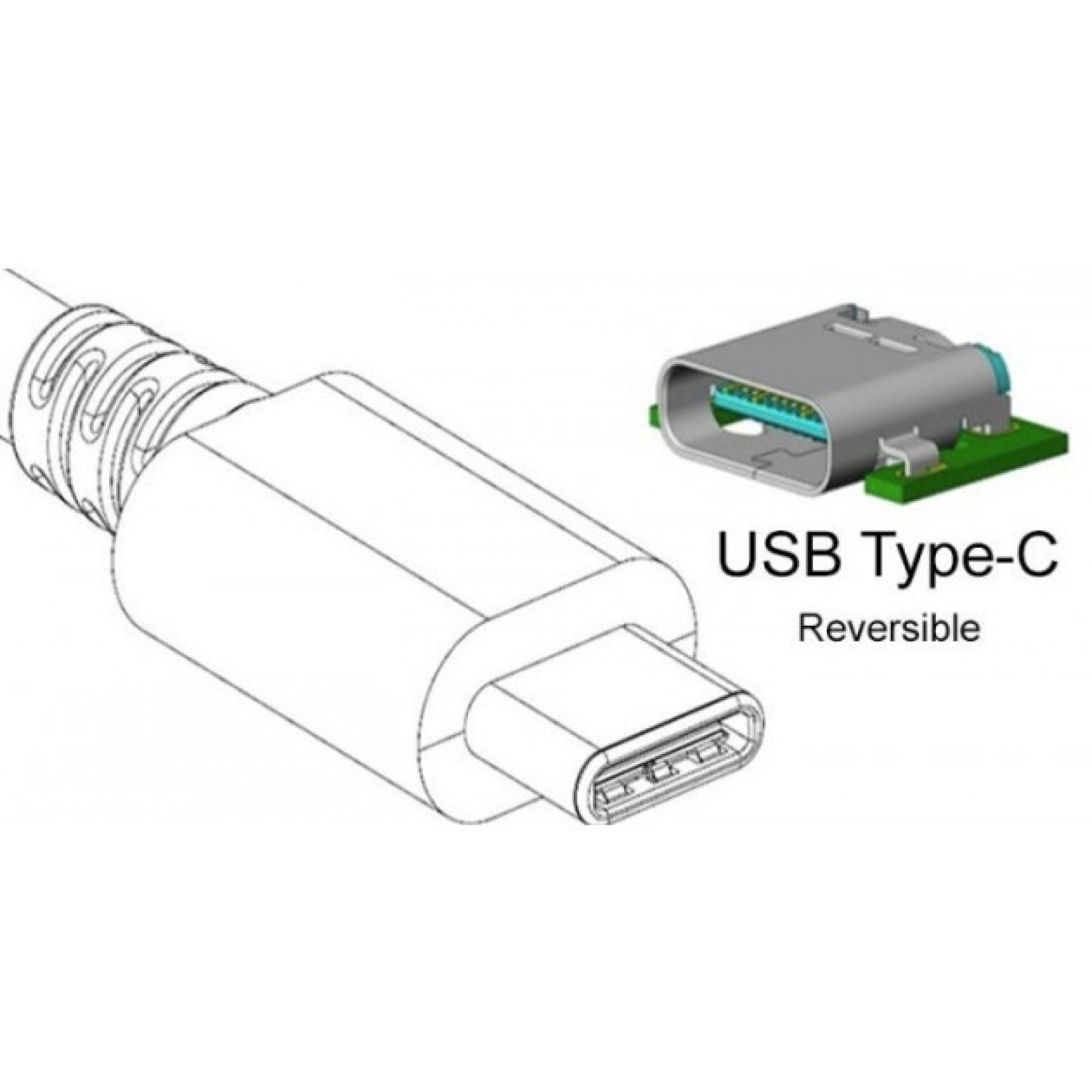 Converter Cable Adapter USB 3.1 Type-C M to Gigabit Ethernet