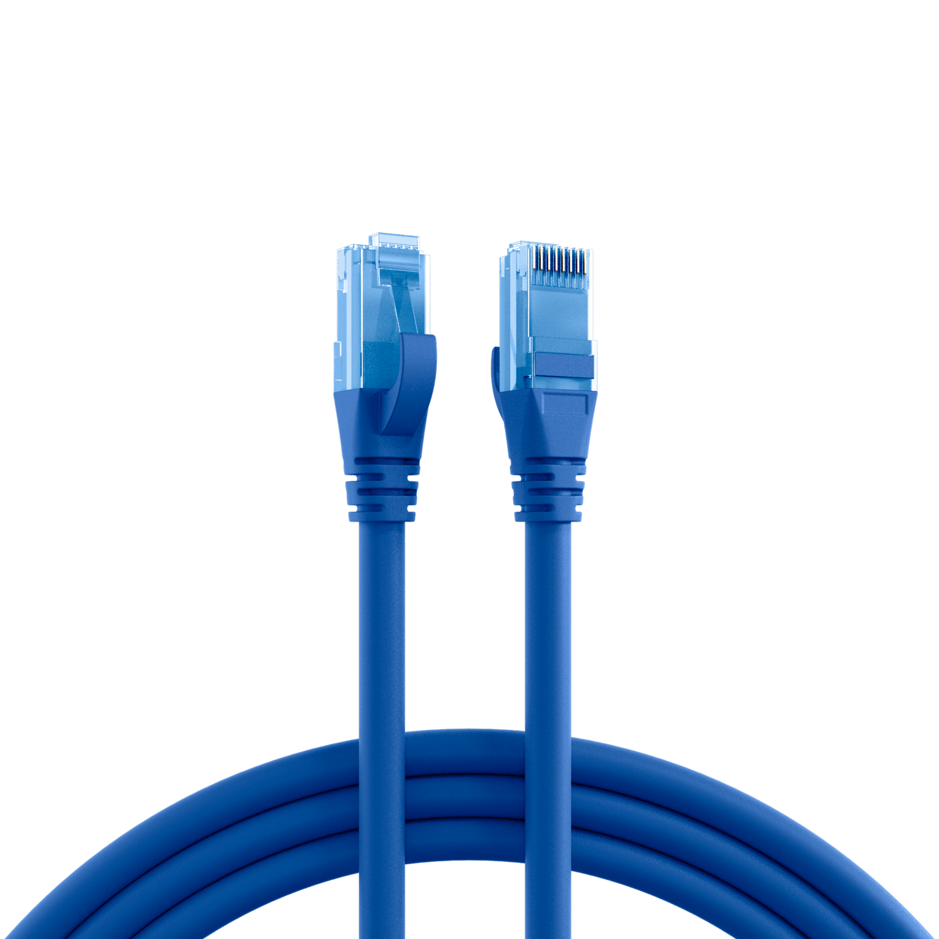 RJ45 Patchkabel Cat.6A U/UTP LSZH  Premium 500MHz blau 15m