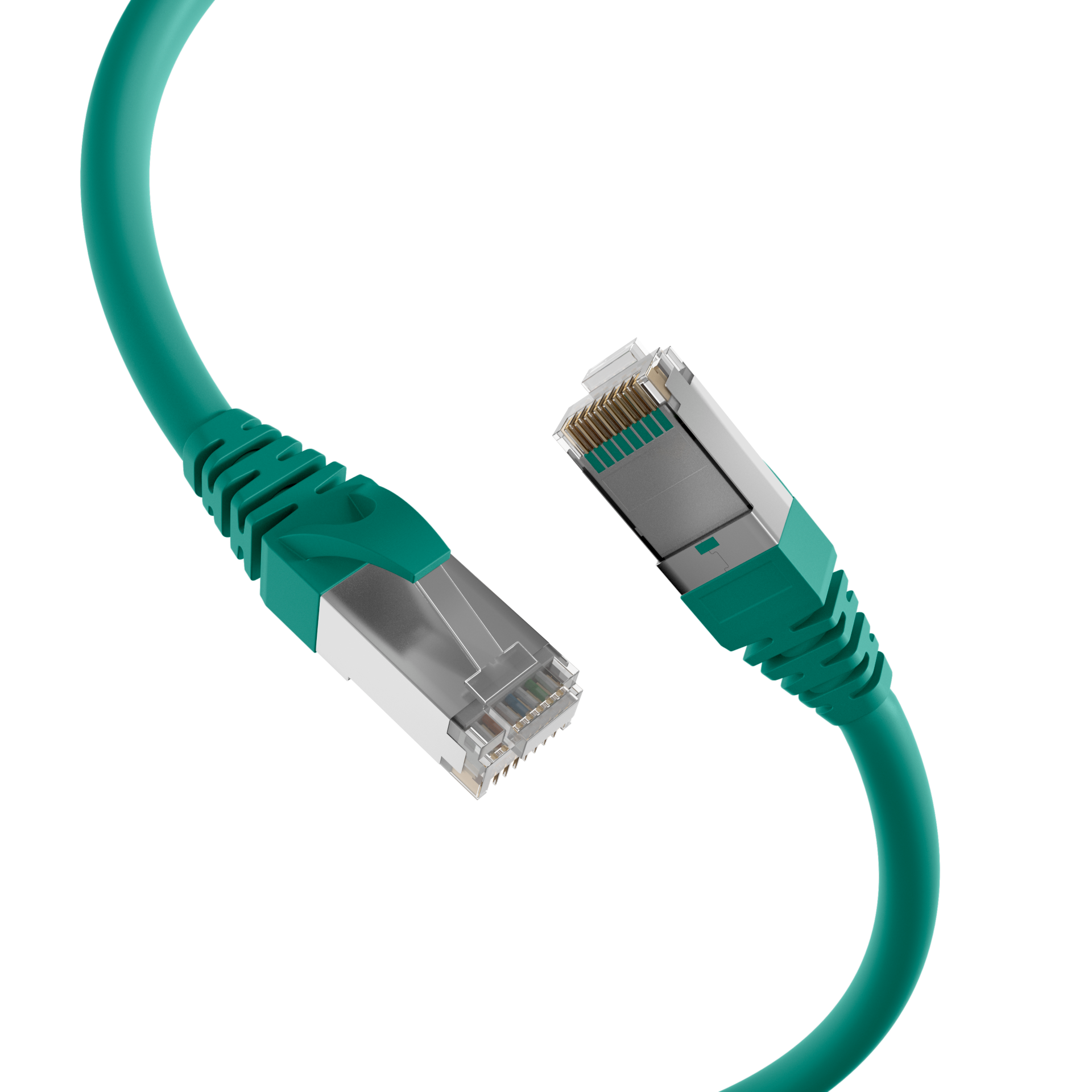 RJ45 Patch Cord Cat.5e SF/UTP PURRAL6018 green 7,5m