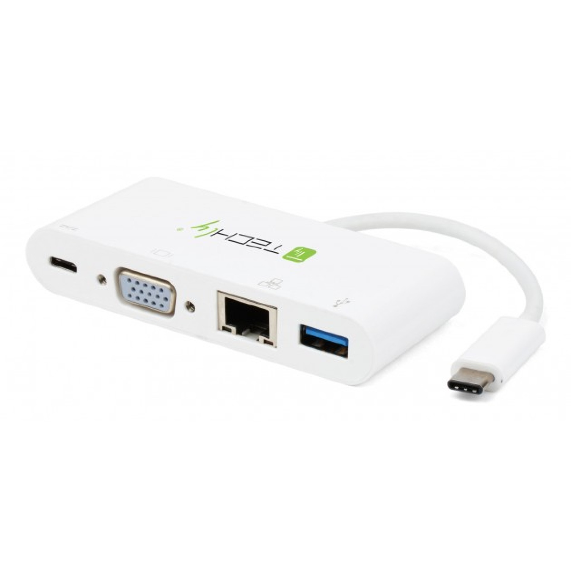 USB Typ-C Docking Station  to USB3.0, with VGA, RJ45, type-C