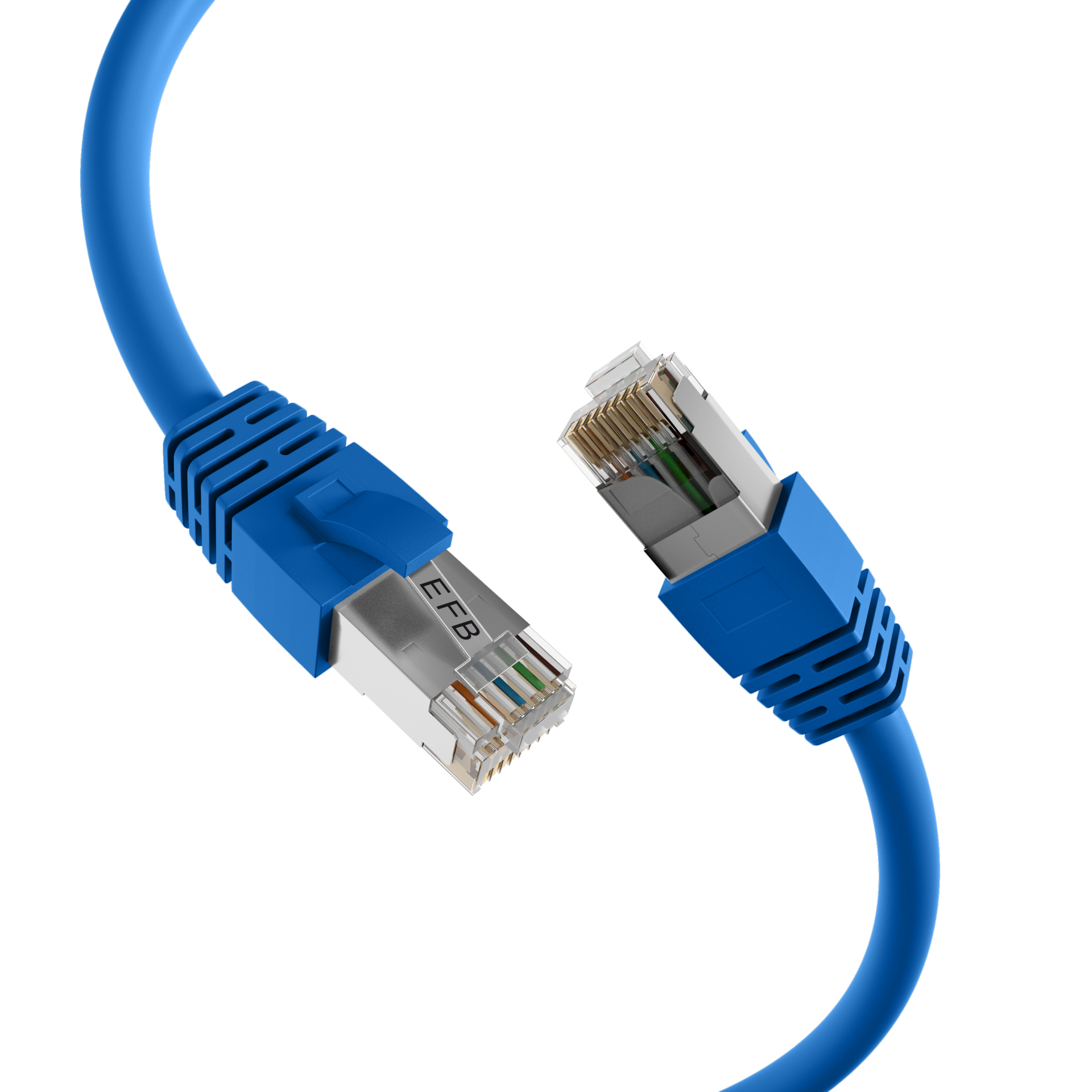 RJ45 Patch Cord Cat.8.1 S/FTP LSZH BC blue 0,5m