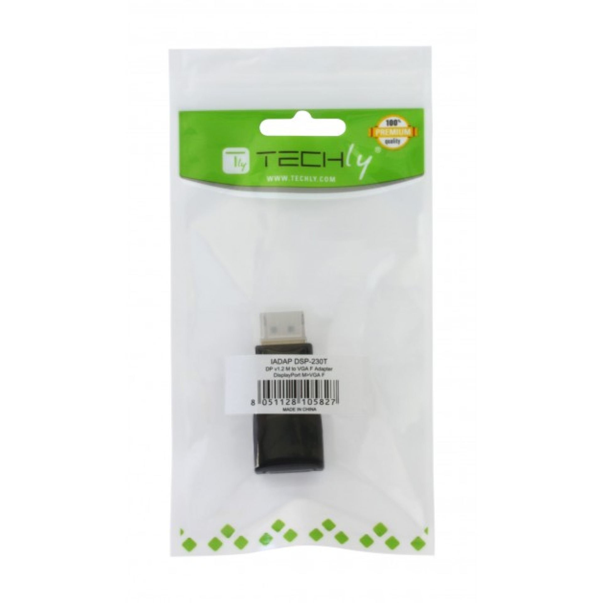 Adapter - DisplayPort 1.2 male to VGA compact female