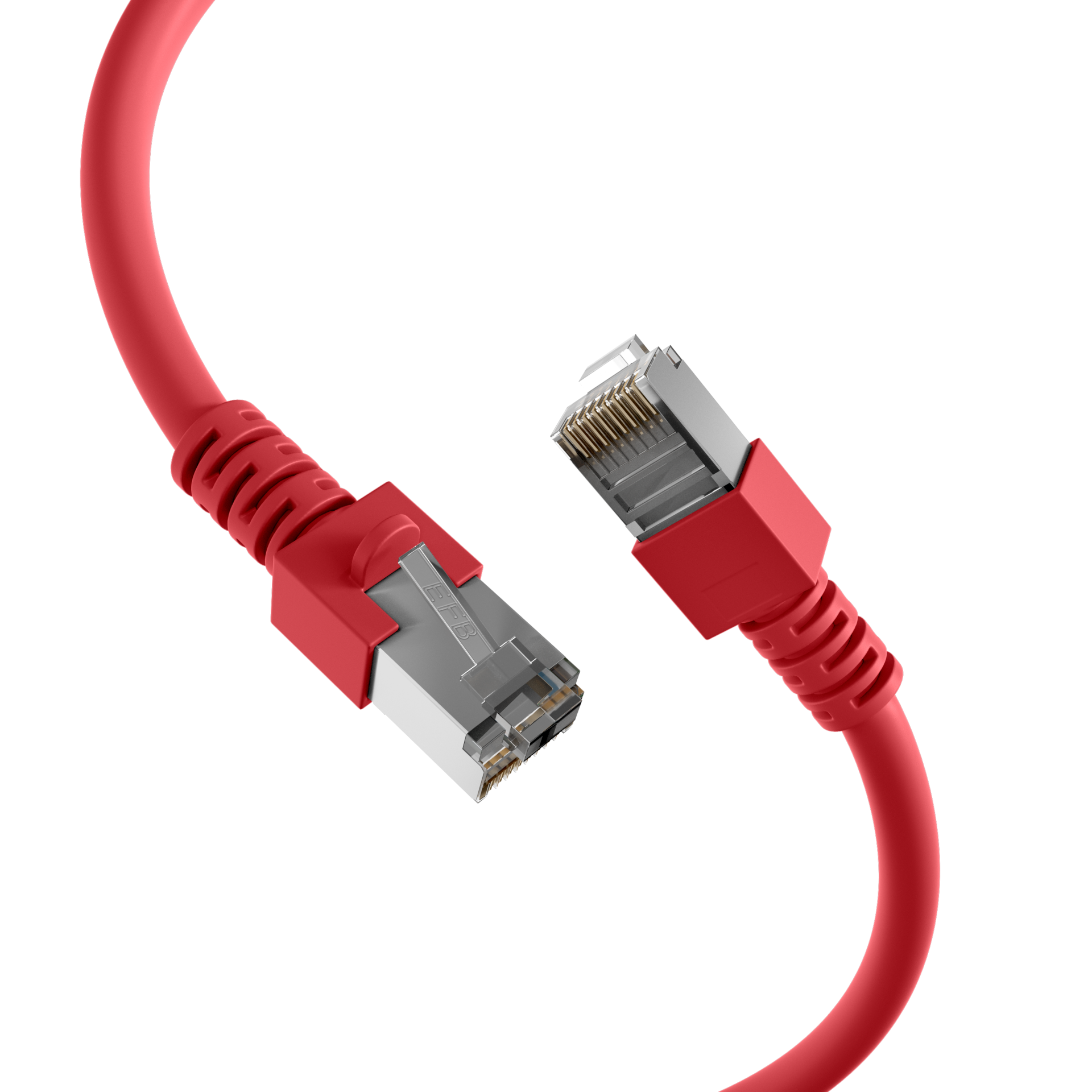 RJ45 Patch Cord Cat.5e SF/UTP PVC CCA red 30m