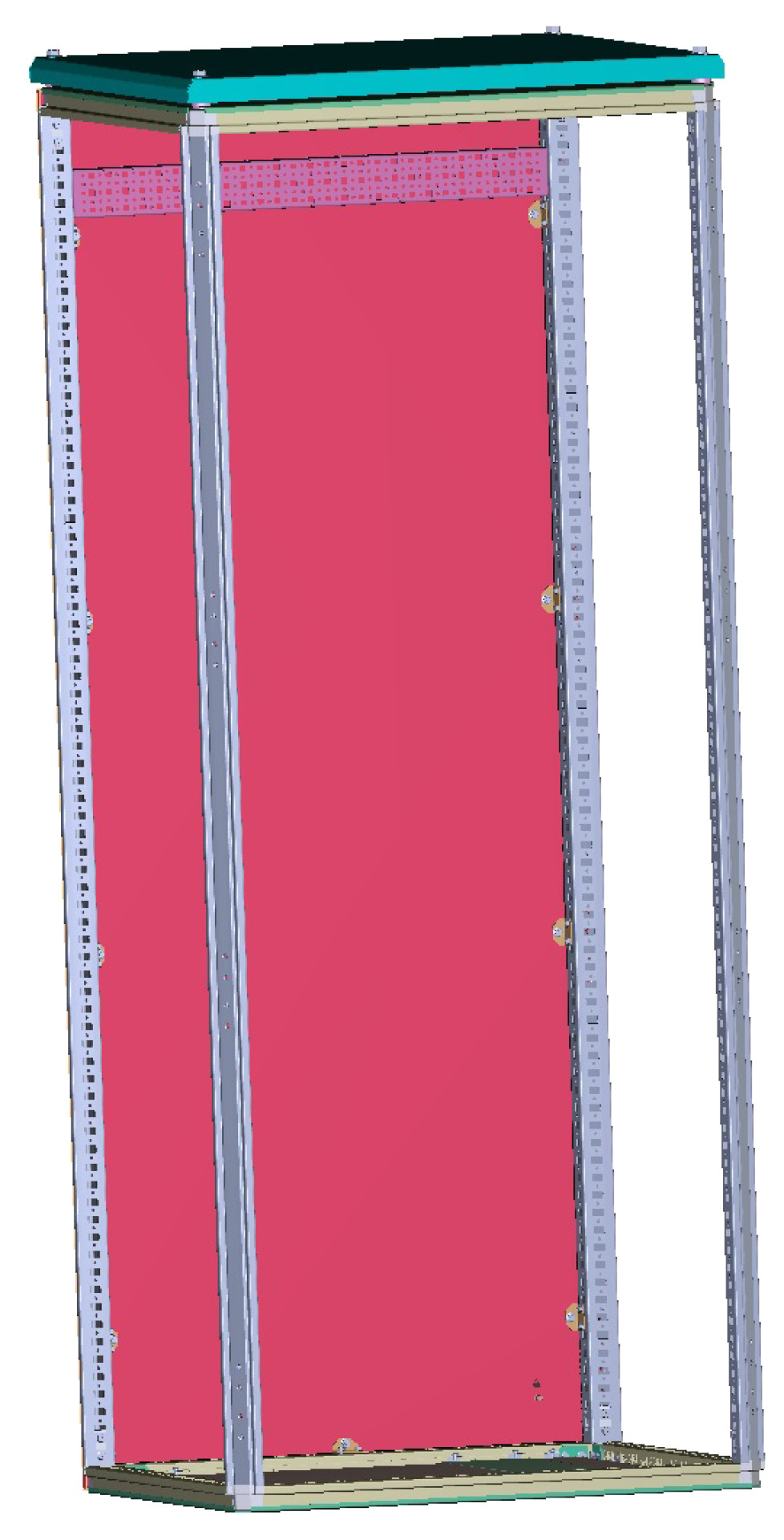 ESV Wall 47U Type A, 1200 mm, RAL9005, 1-Part, Only to Open from Inside