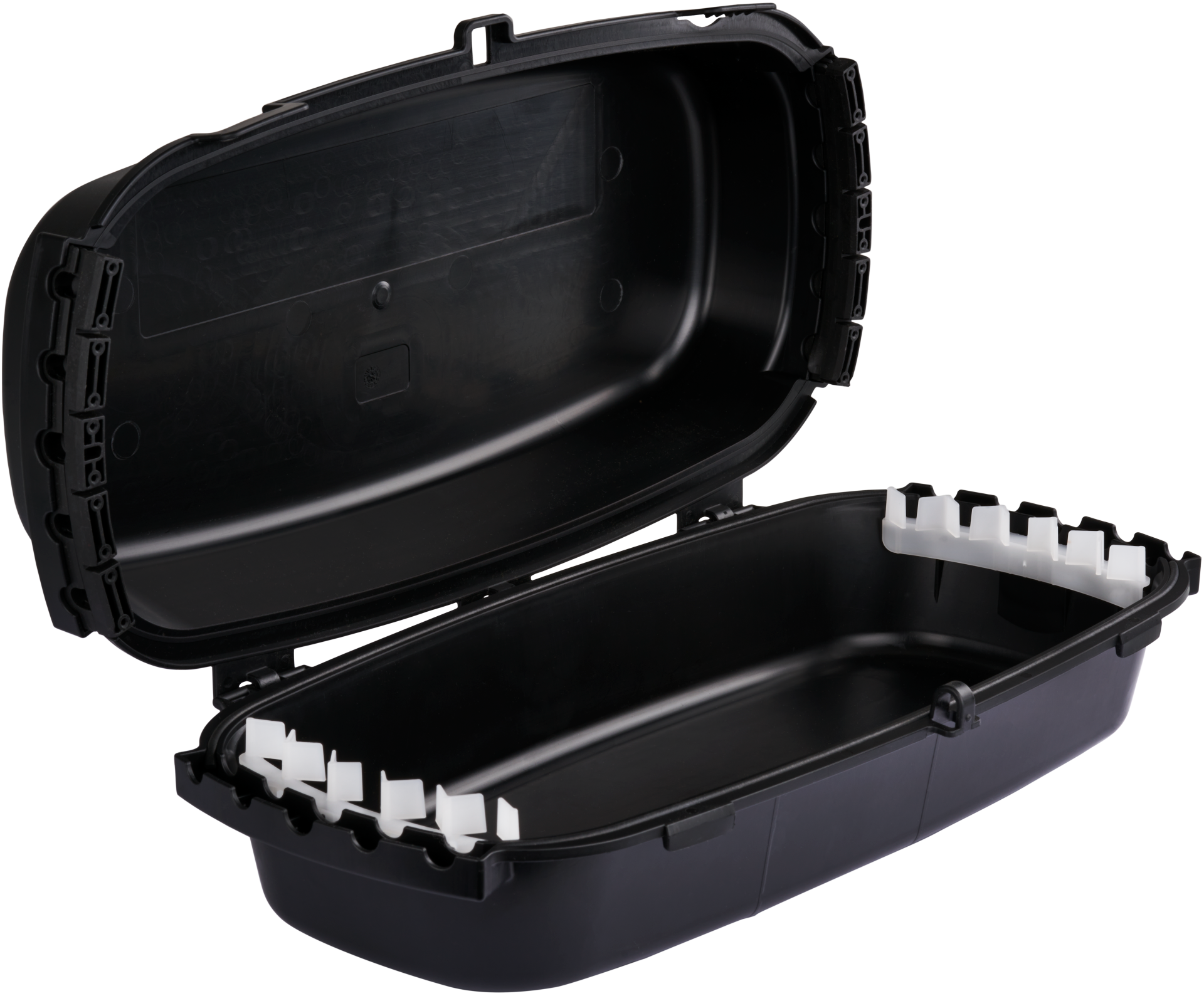 Outdoor box IP54 foldable black recycled plastic lockable