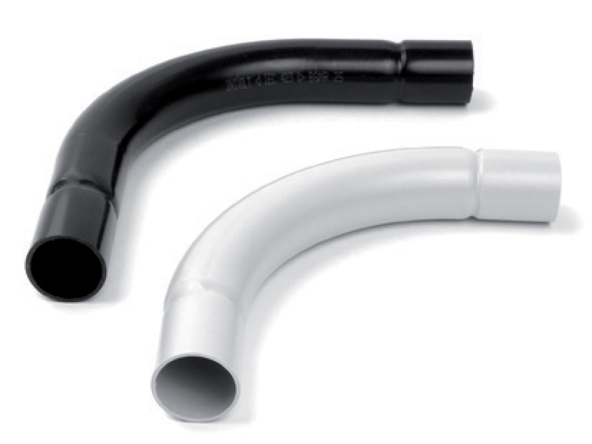 20mm pvc 90° bend light grey