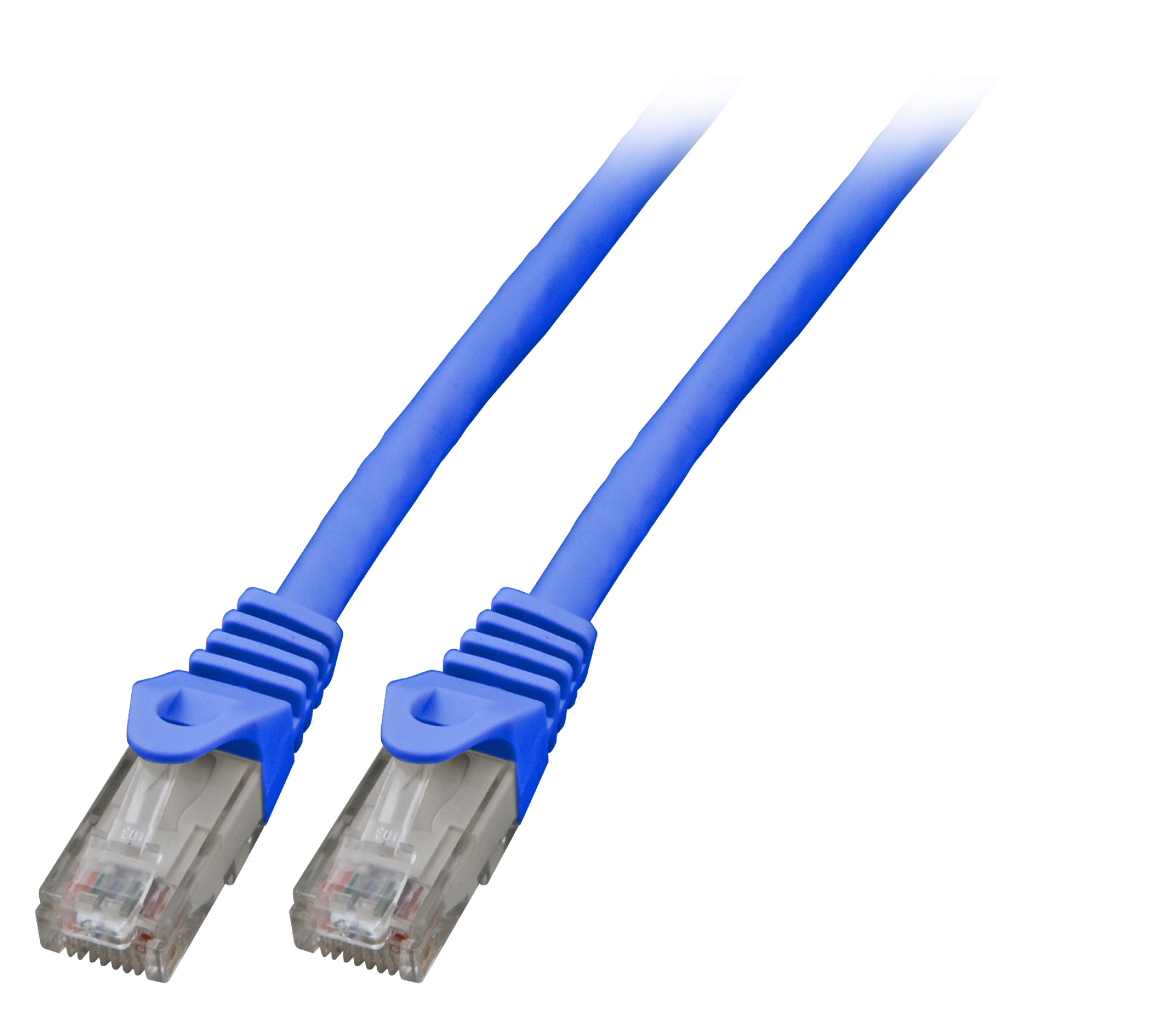 RJ45 Patch Cord Cat.5e U/UTP LSZH CCA AWG24/7 blue 0,5m