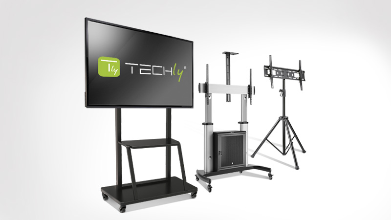 Techly Produkte auf grauem Hintergrund Techly Produkte auf grauem Hintergrund