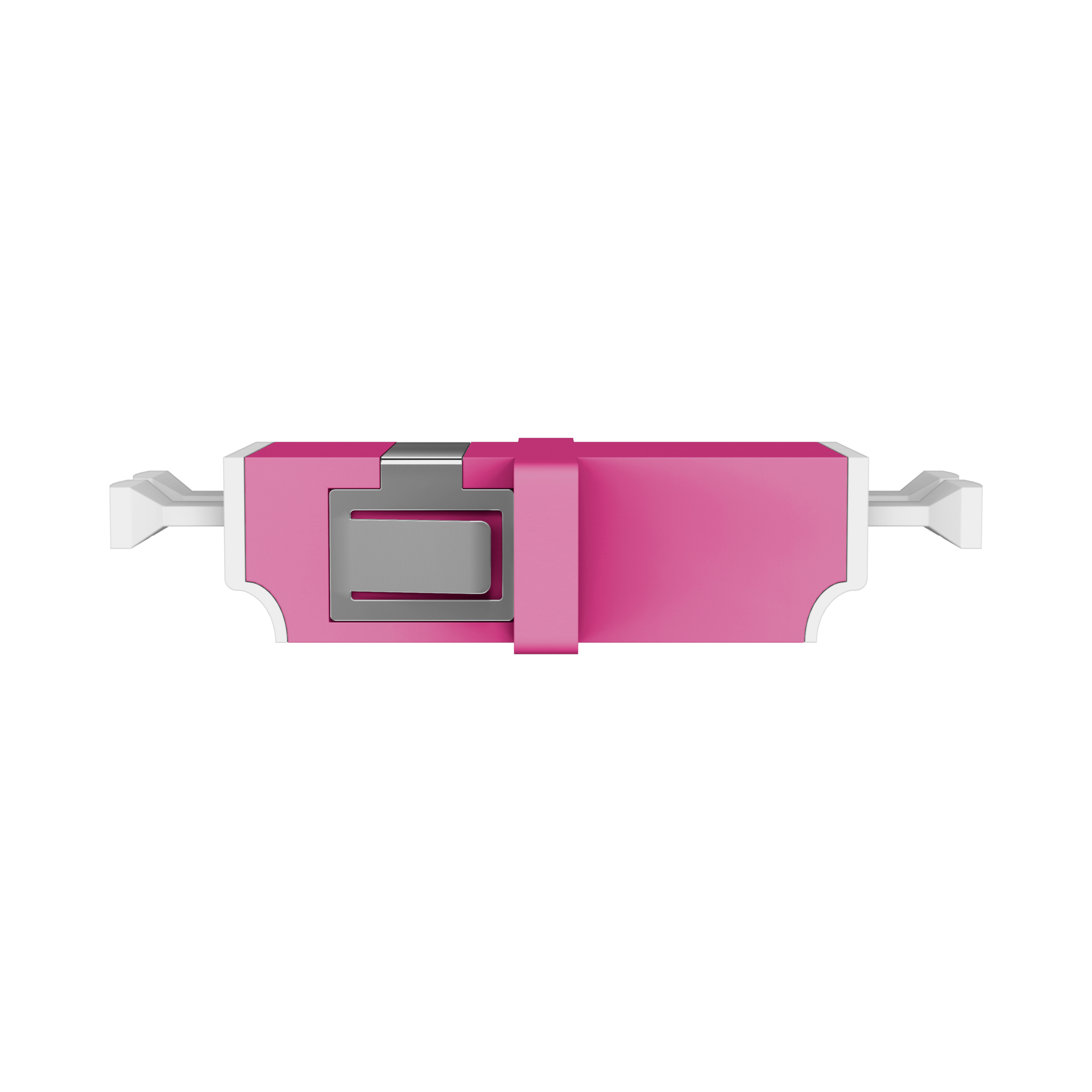Adapter  LC Duplex OM4 erica violet 