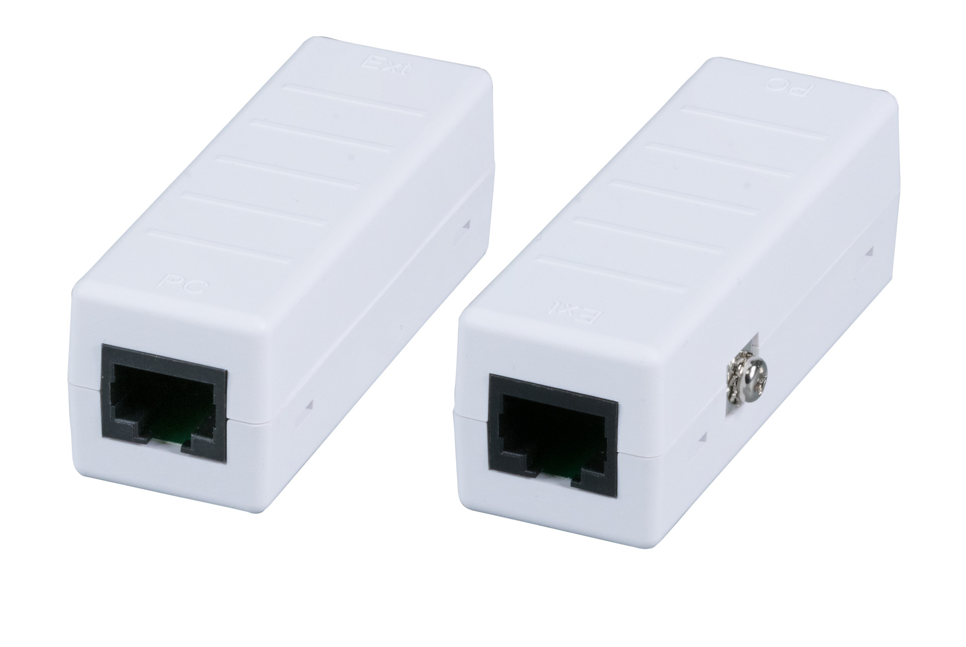 Network-Isolator Cat.6A for Healthcare Plug/Jack with cable 0,15m