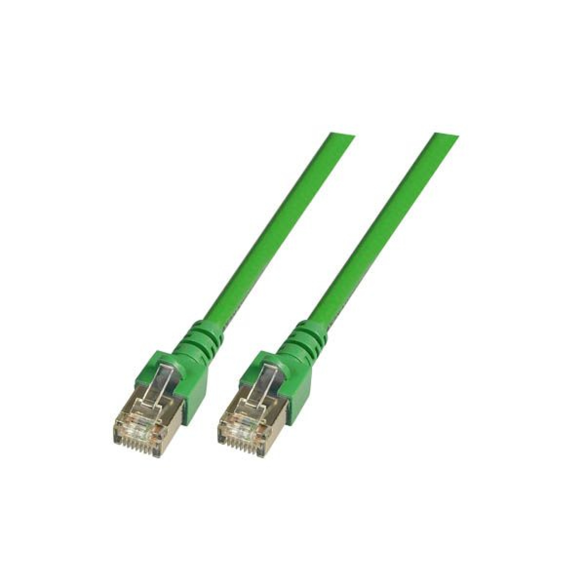 RJ45 Patch cable SF/UTP, Cat.5e, PVC, CCA, 2m, green