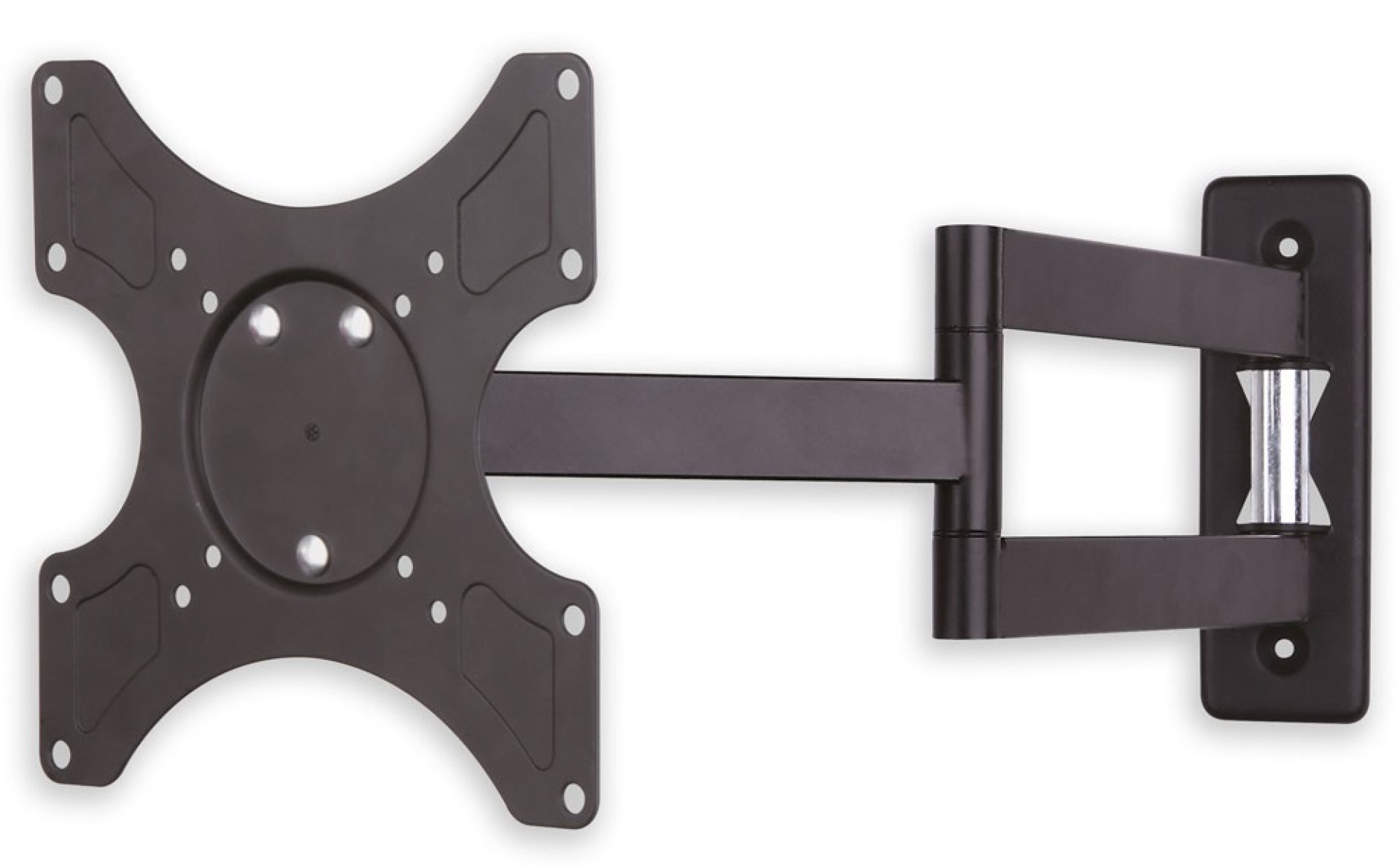 Wall bracket for LCD TV LED 19" - 37" tilting swivel 3 joints black