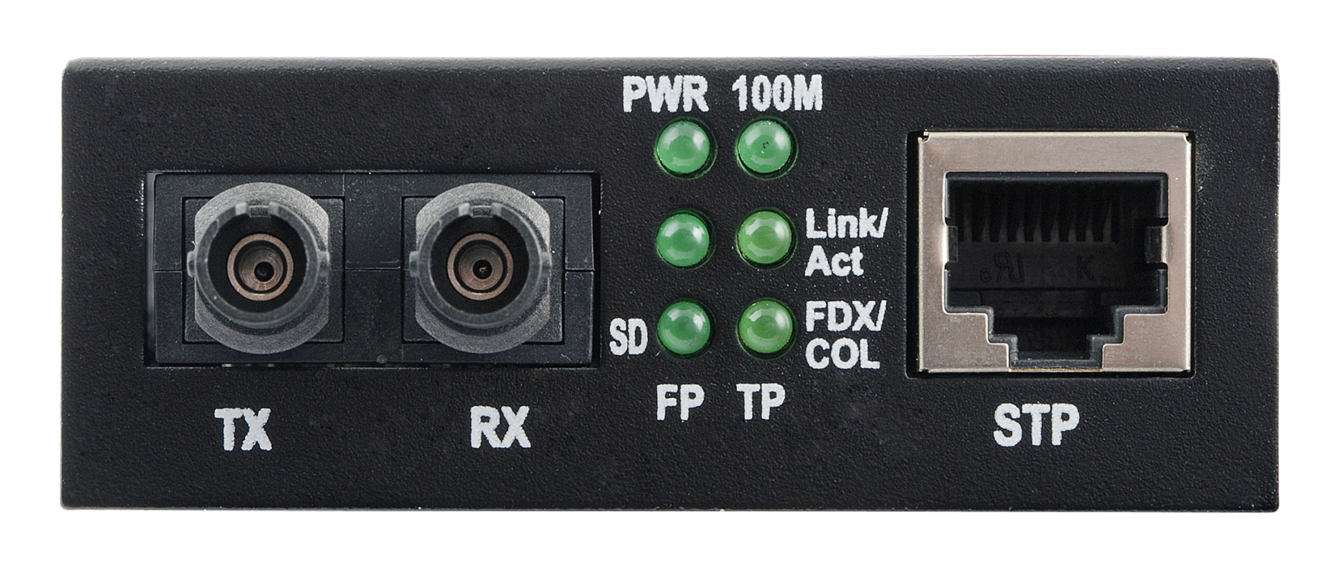 Media Converter RJ45-STP/ST 1310nm/2km, Fast Ethernet