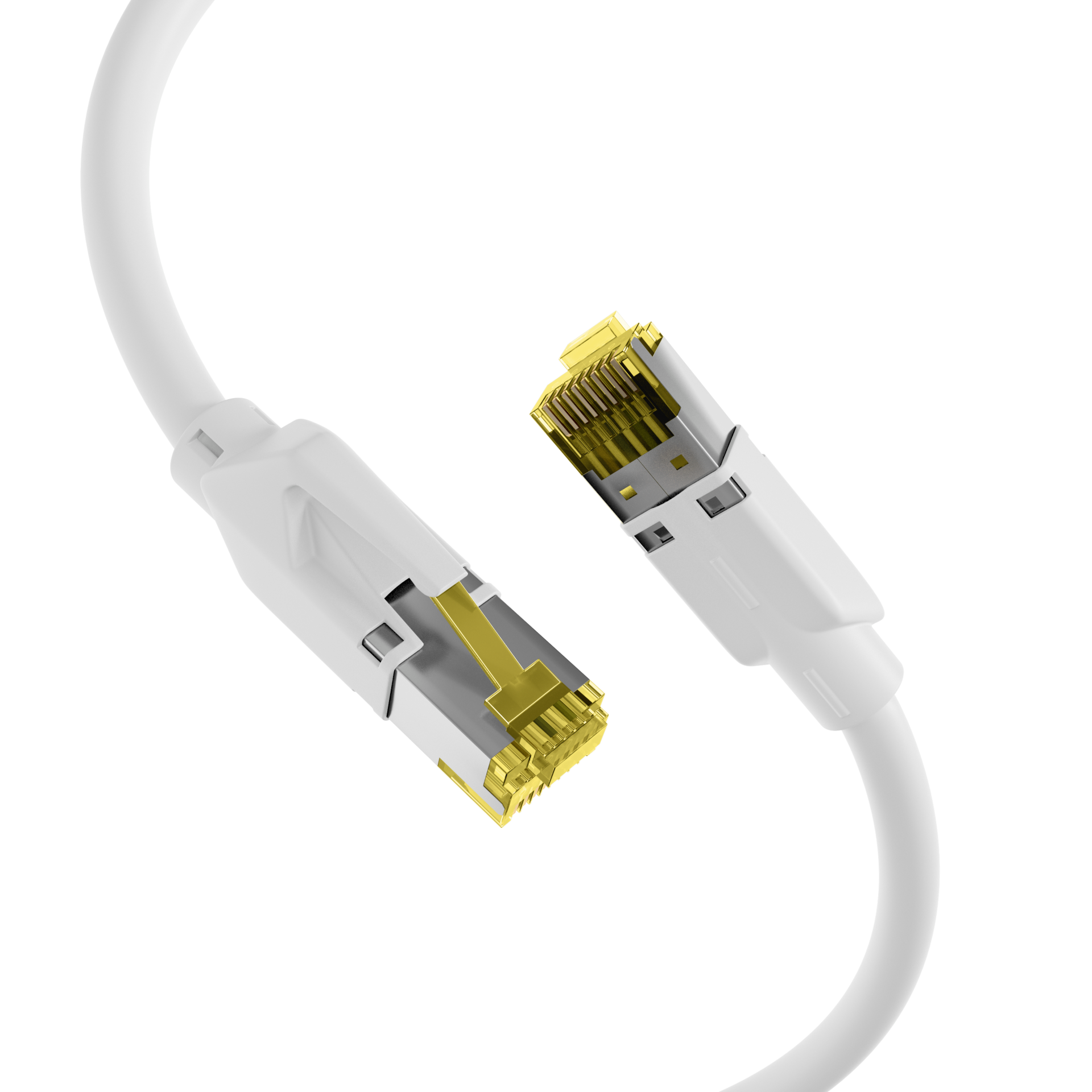 RJ45 Patch Cord Cat.6A S/FTP LSZH Draka UC900 TM31 white 1m