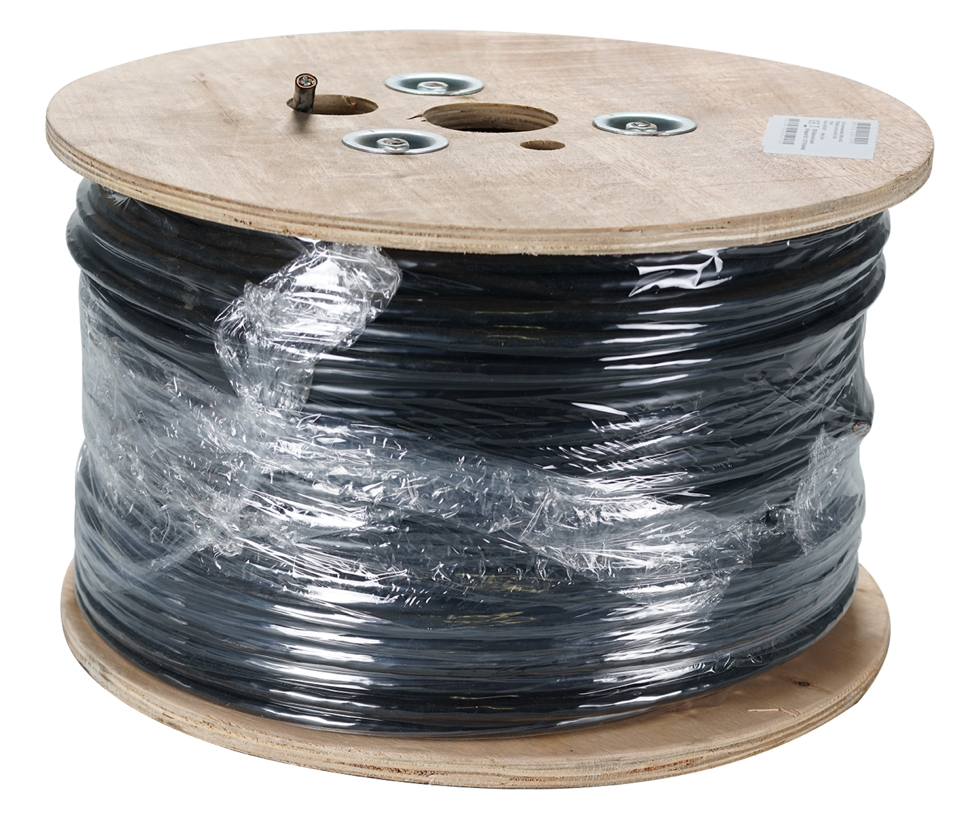 Cat.7 In-/Outdoor cable 1200MHz AWG23 S/FTP,PE jacket, inner Dca, Sw& Or,100m