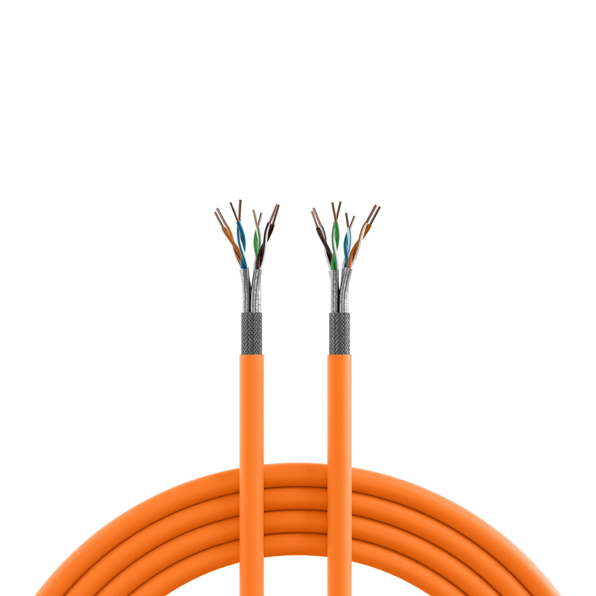 INFRALAN® Cat.7 1000 AWG23, S/FTP 8P CPR Eca orange, 500m