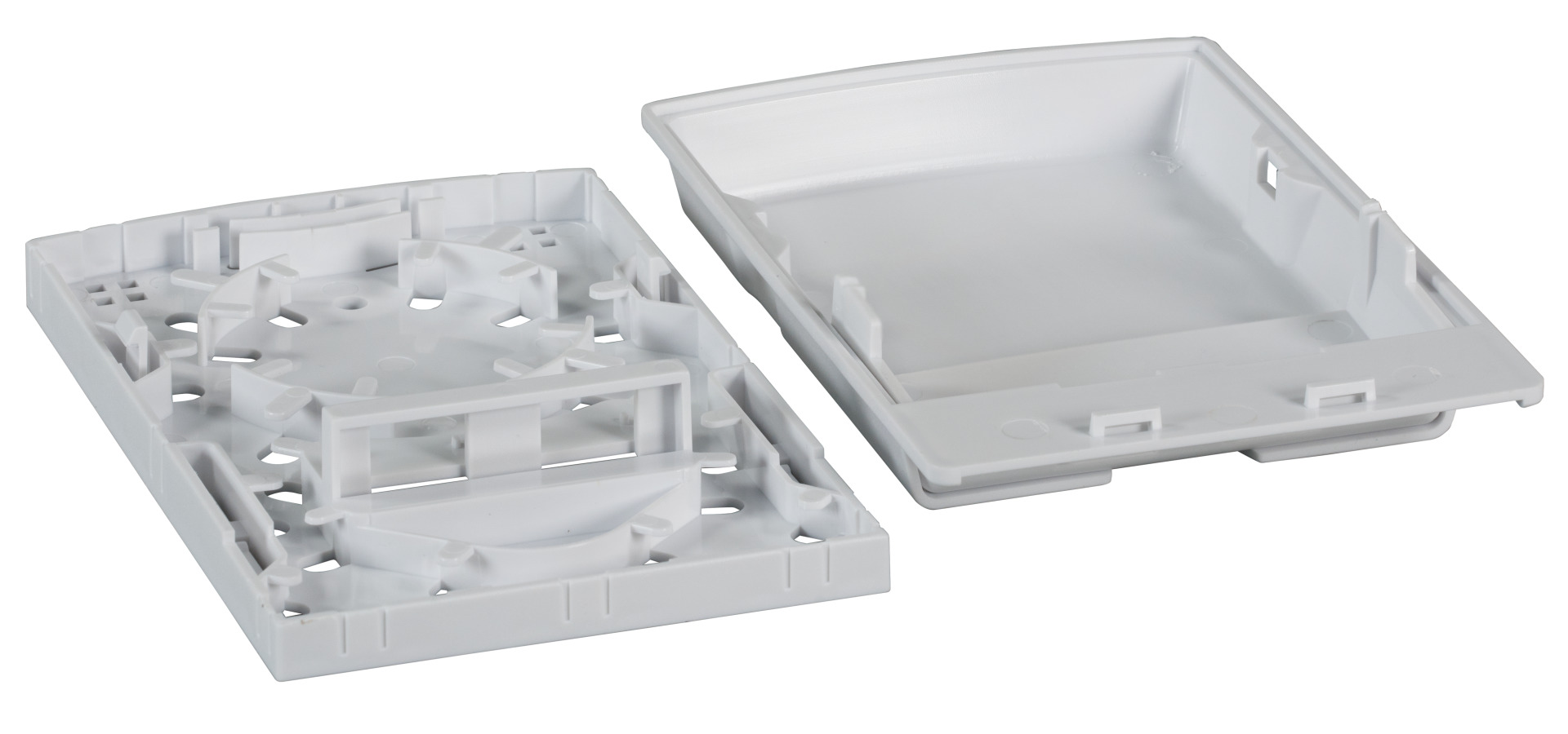 FTTH Indoor Connectionbox for 2fiber, 2adapter, connector protection