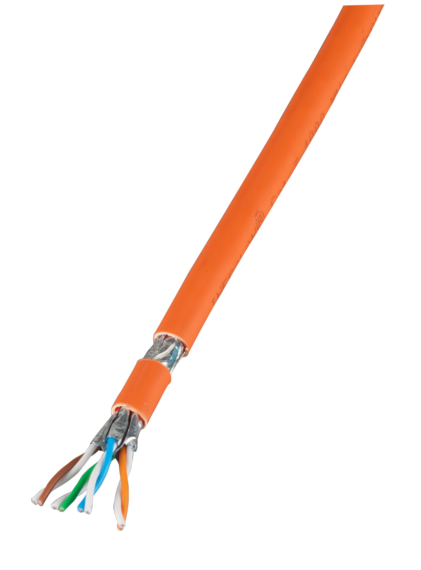 INFRALAN® Cat.7 1000 AWG23, S/FTP 4P CPR Eca orange, 100m