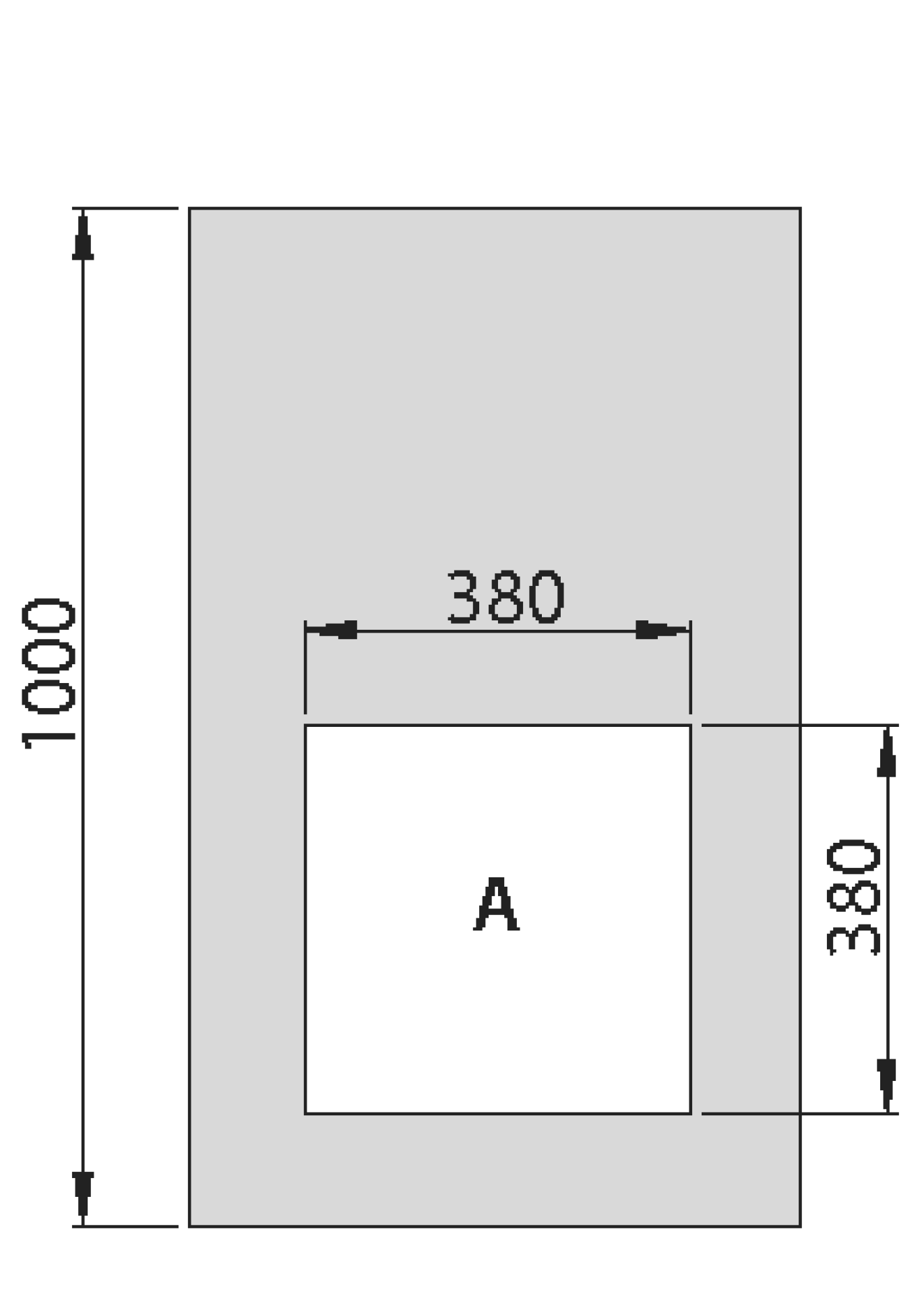 Module w. Foam Entry, Opening A, RAL7035, for PRO