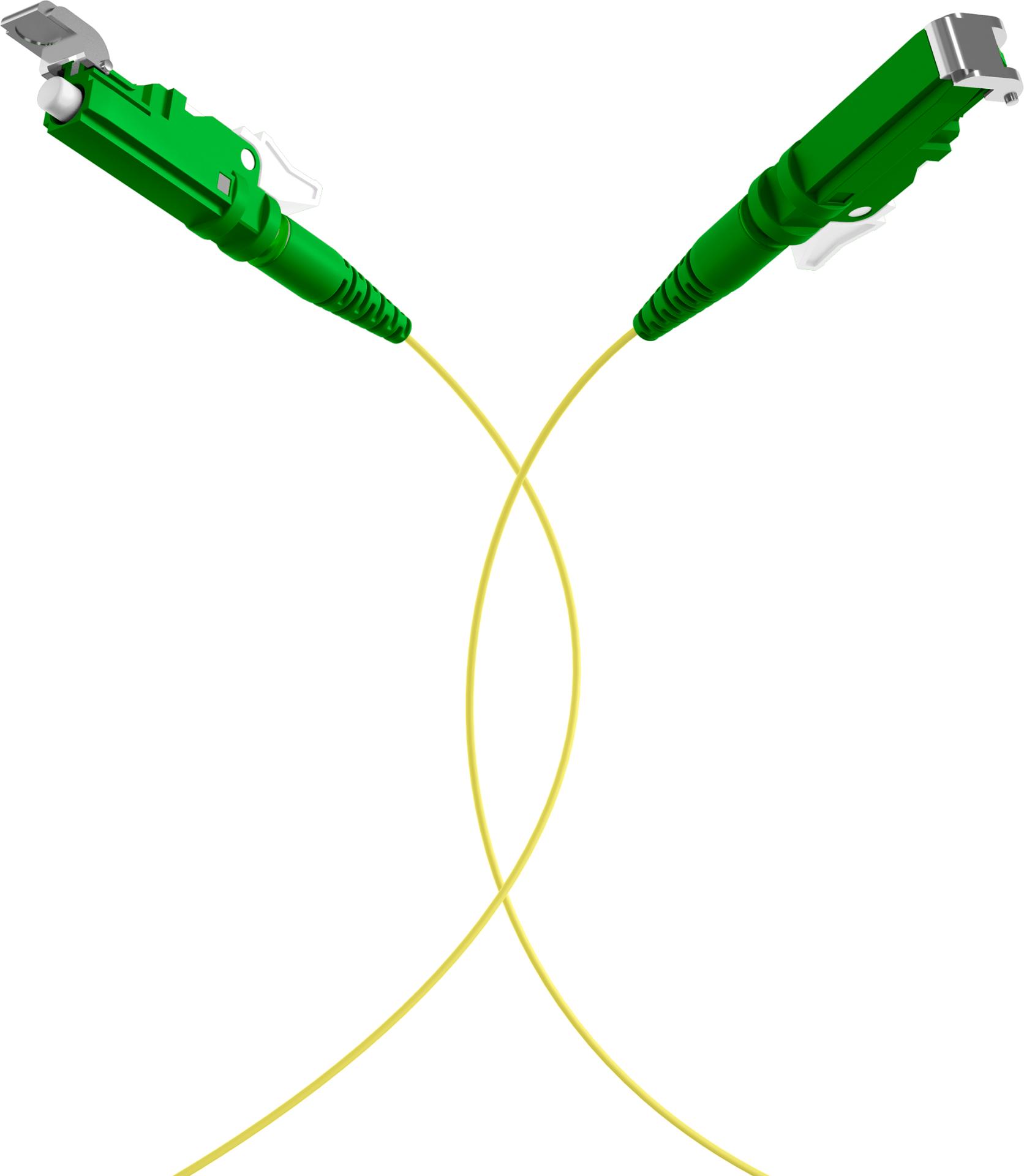 Fiber Pigtail E2000®/APC OS2 G652D-Yellow 2m - 1 piece