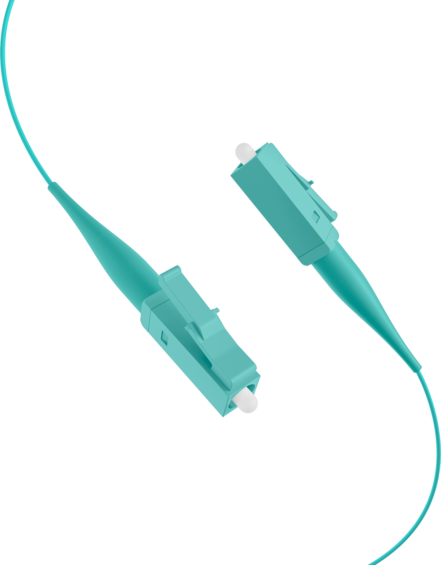 Fiber Pigtail LC OM3 -Aqua 2m - 1 piece