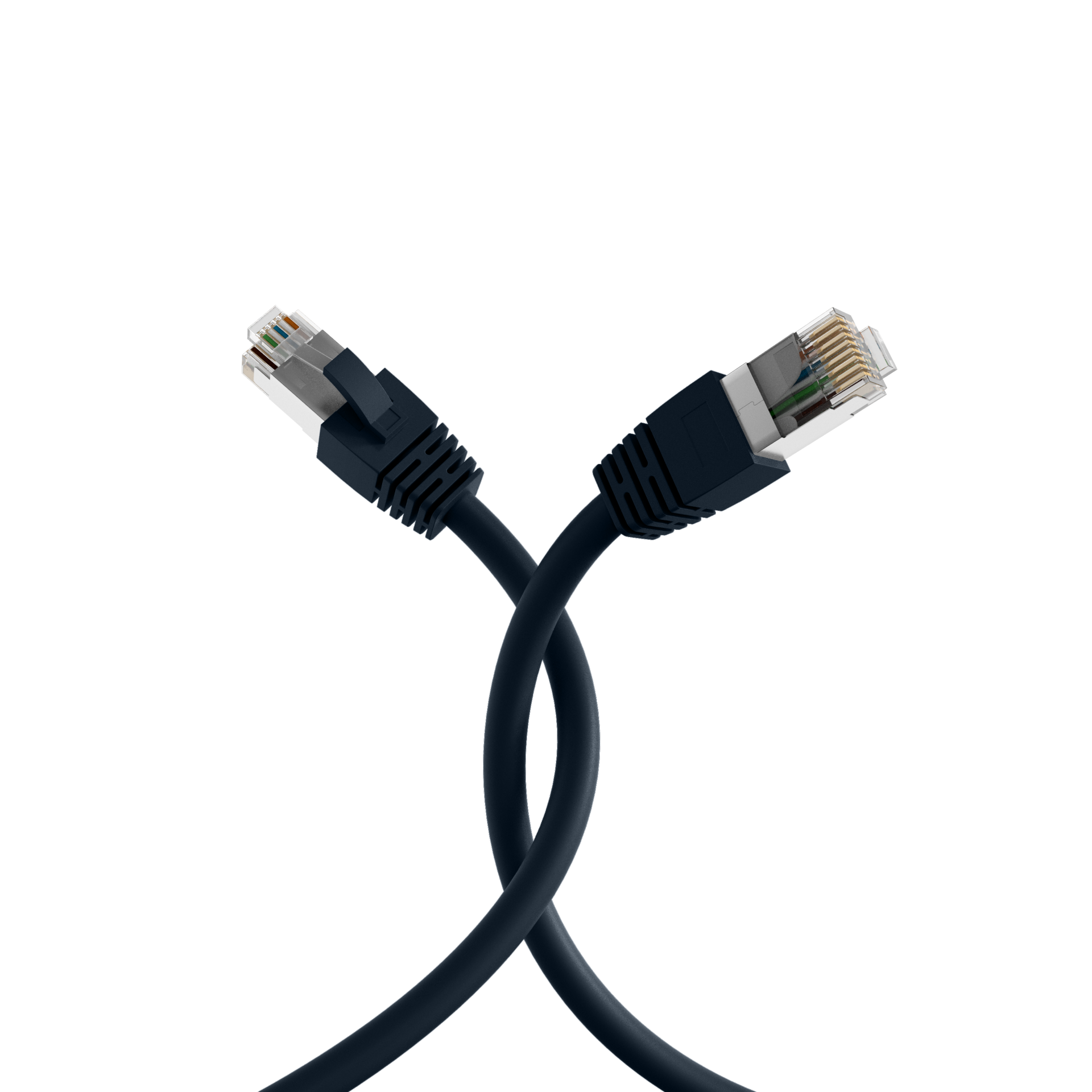 RJ45 Patch Cord Cat.8.1 S/FTP LSZH BC black 10m