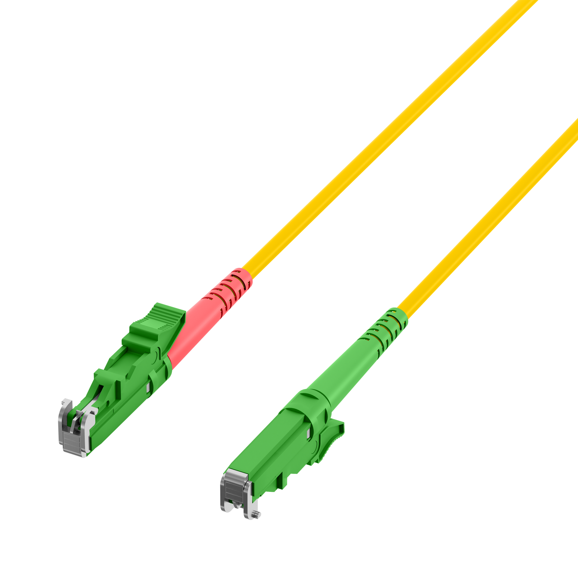 Duplex Patchcable E2000®/APC-E2000®/APC OS2 G657A1 0,5m LSZH 3mm yellow
