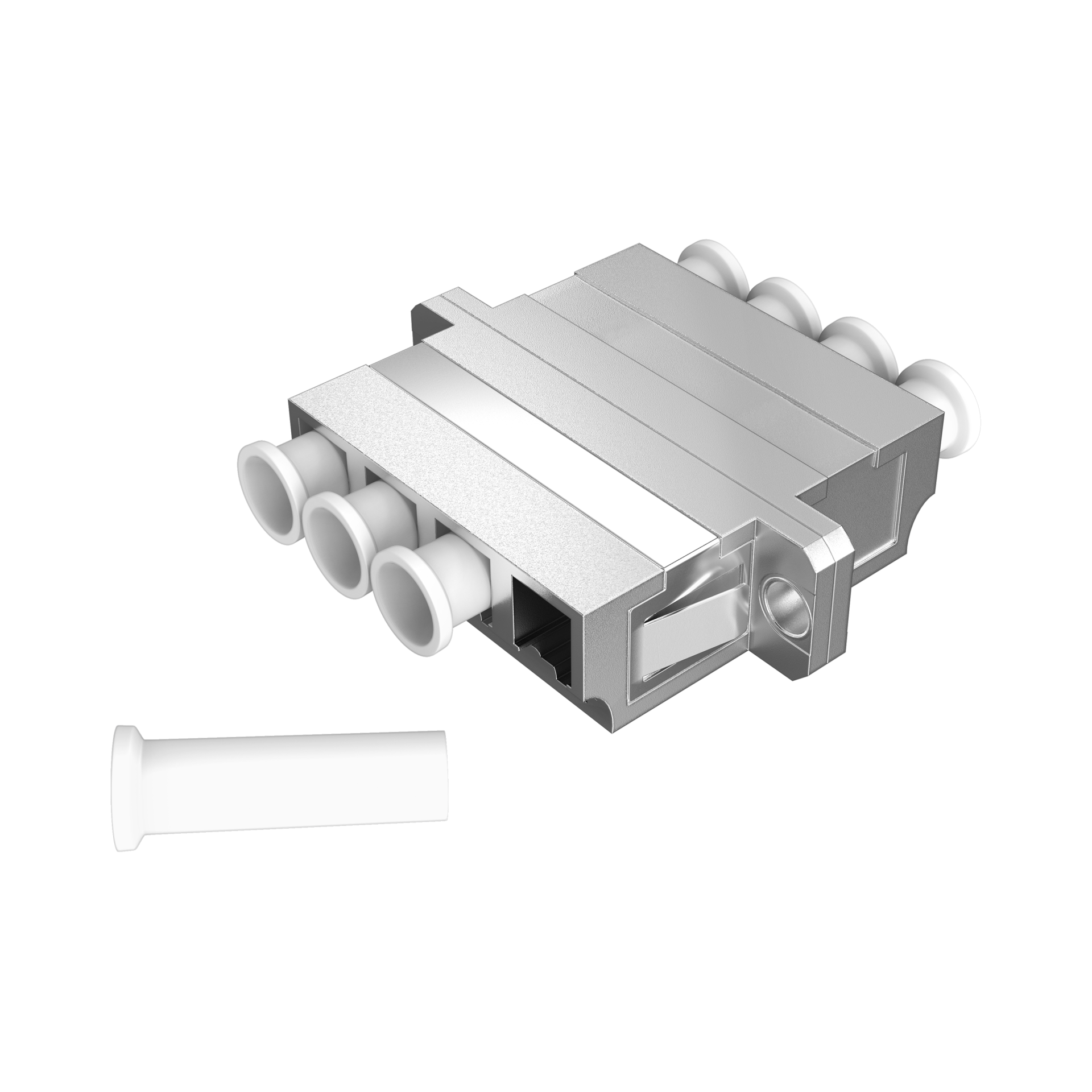 Adapter  LC Quad OS2 metal housing 