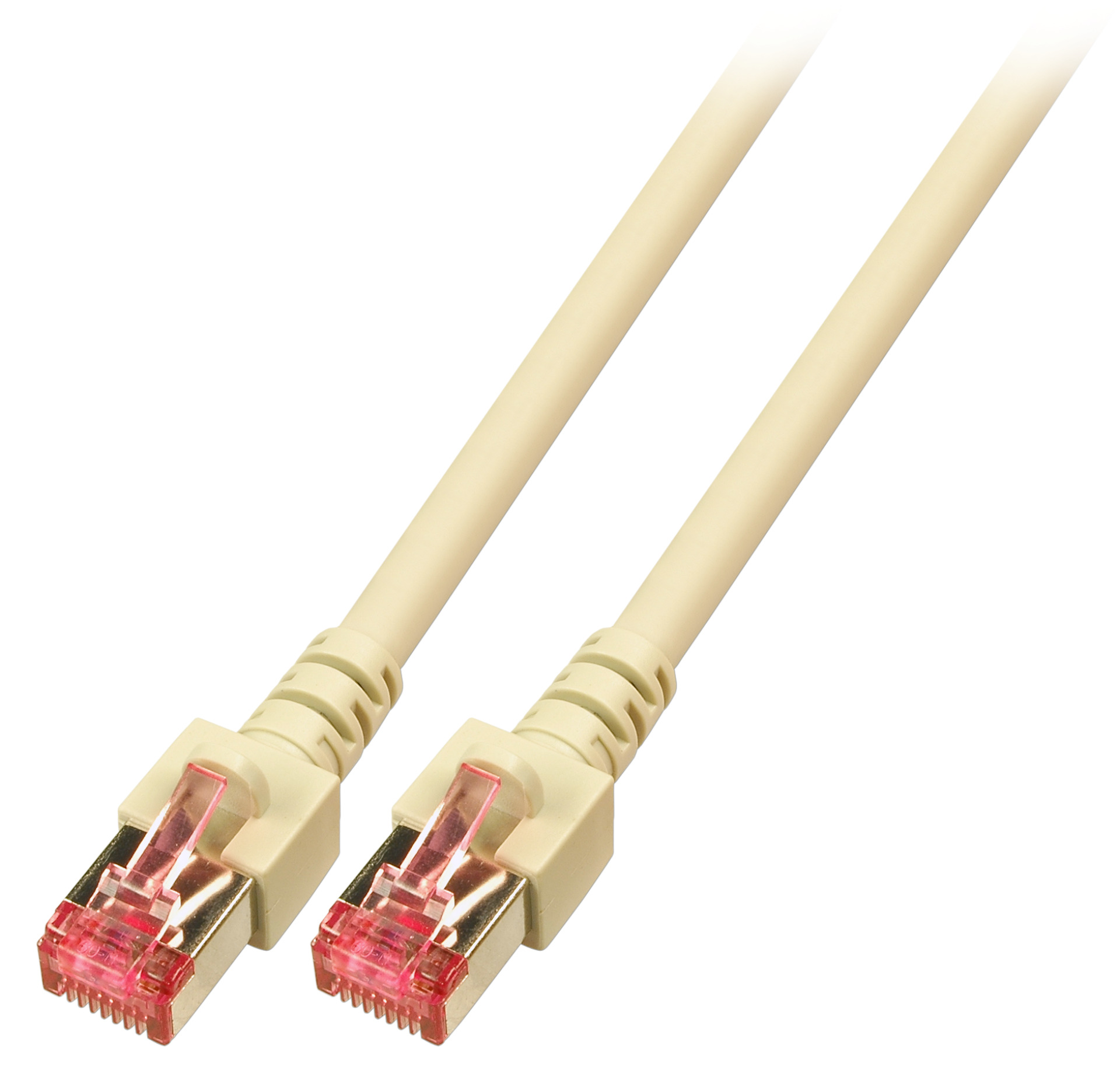 RJ45 Patch cable S/FTP, Cat.6, LSZH, 0.5m, grey