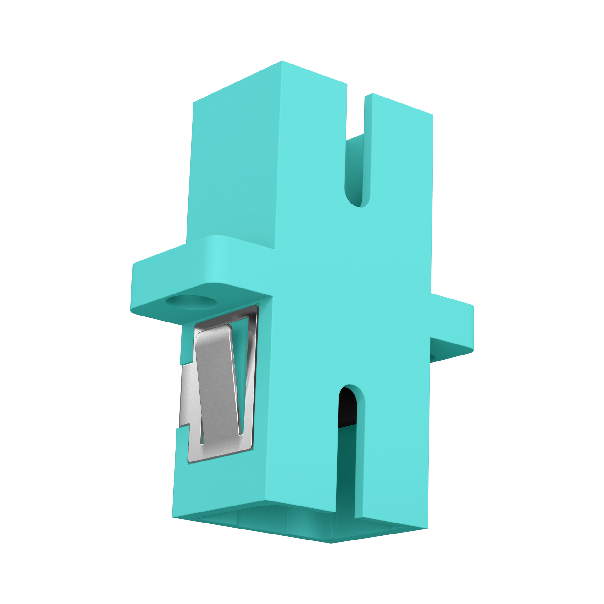 Adapter  SC Simplex OM3 aqua 