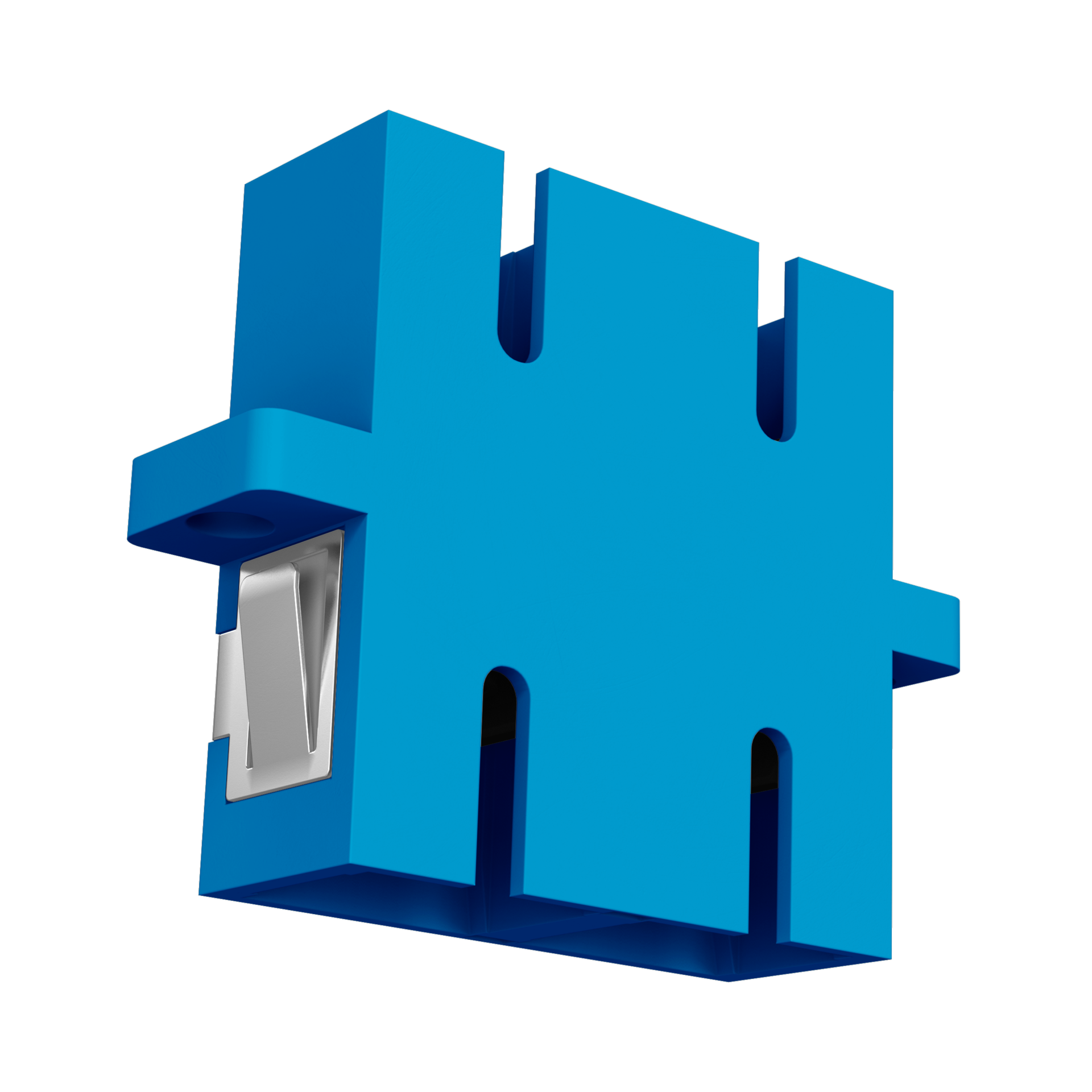 Adapter  SC Duplex OS2 blue 