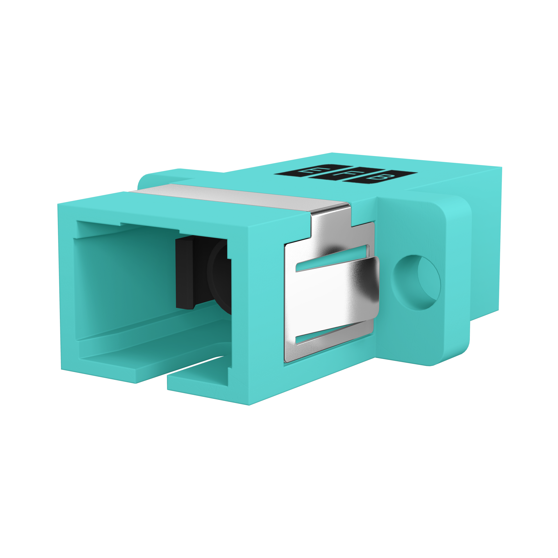 Adapter  SC Simplex OM3 aqua