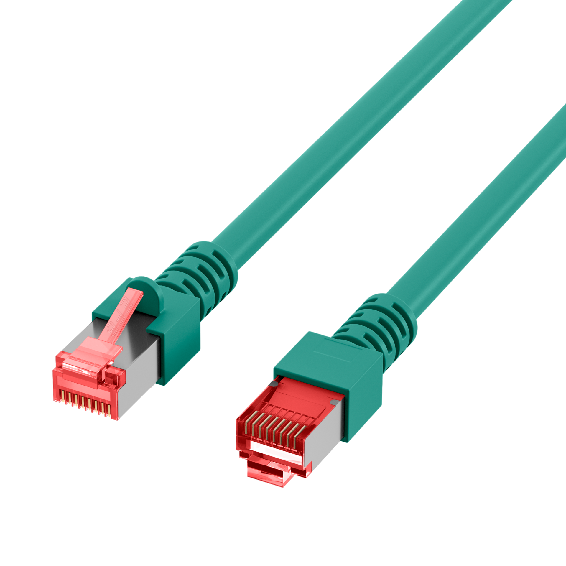 RJ45 Patch Cord Cat.6 S/FTP LSZH green 0,5m