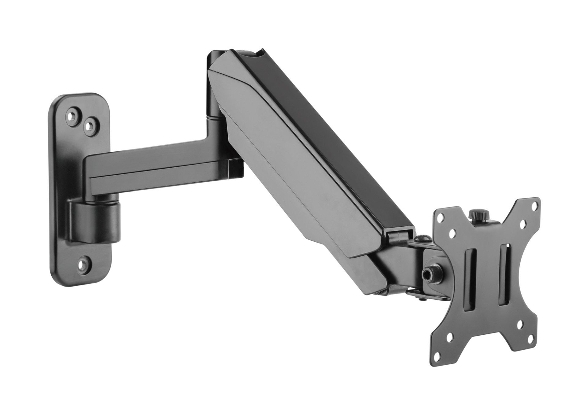 Wall bracket for 1 LCD TV LED 17"-32", 2 arm, with gas spring, black