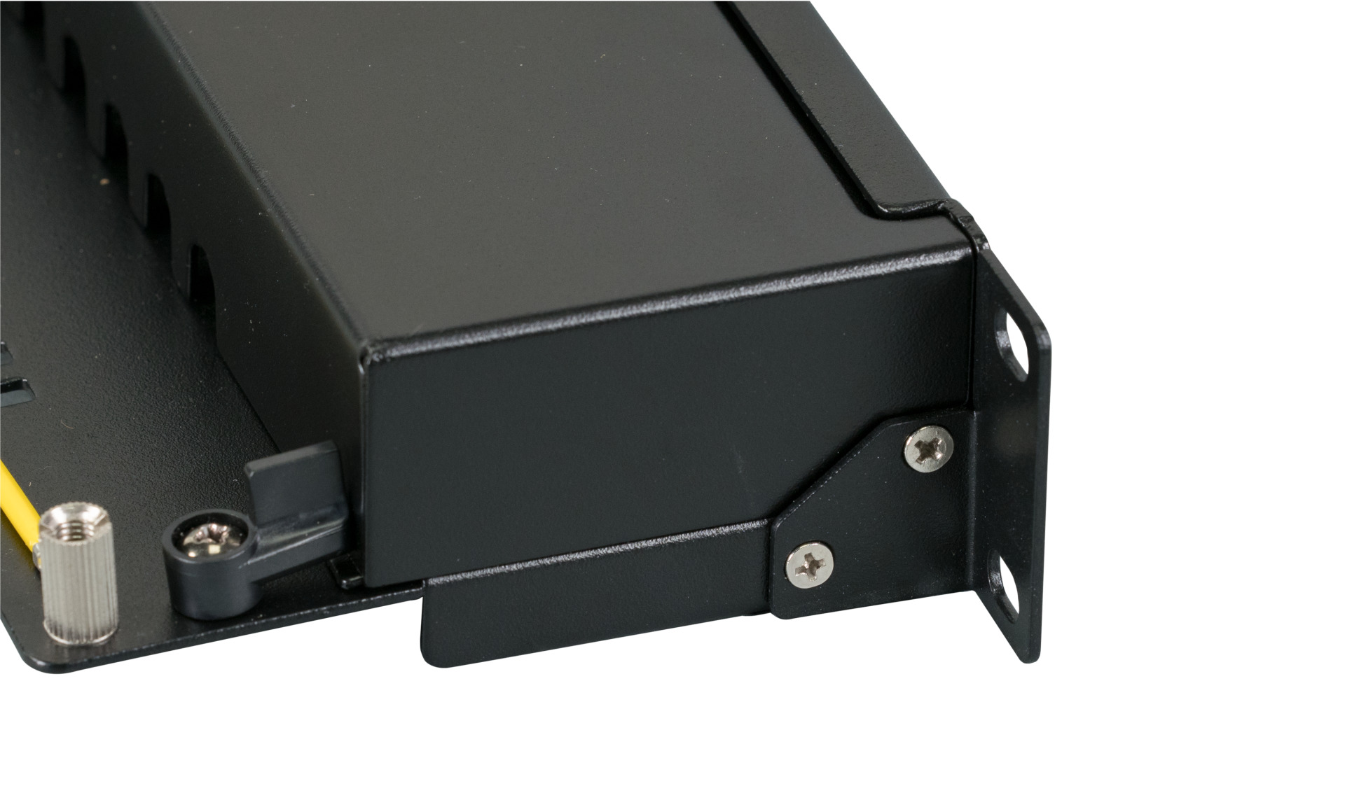 Mini-Patchpanel STP 12xRJ45 Cat.6A, 10“ 1U, RAL9005 black