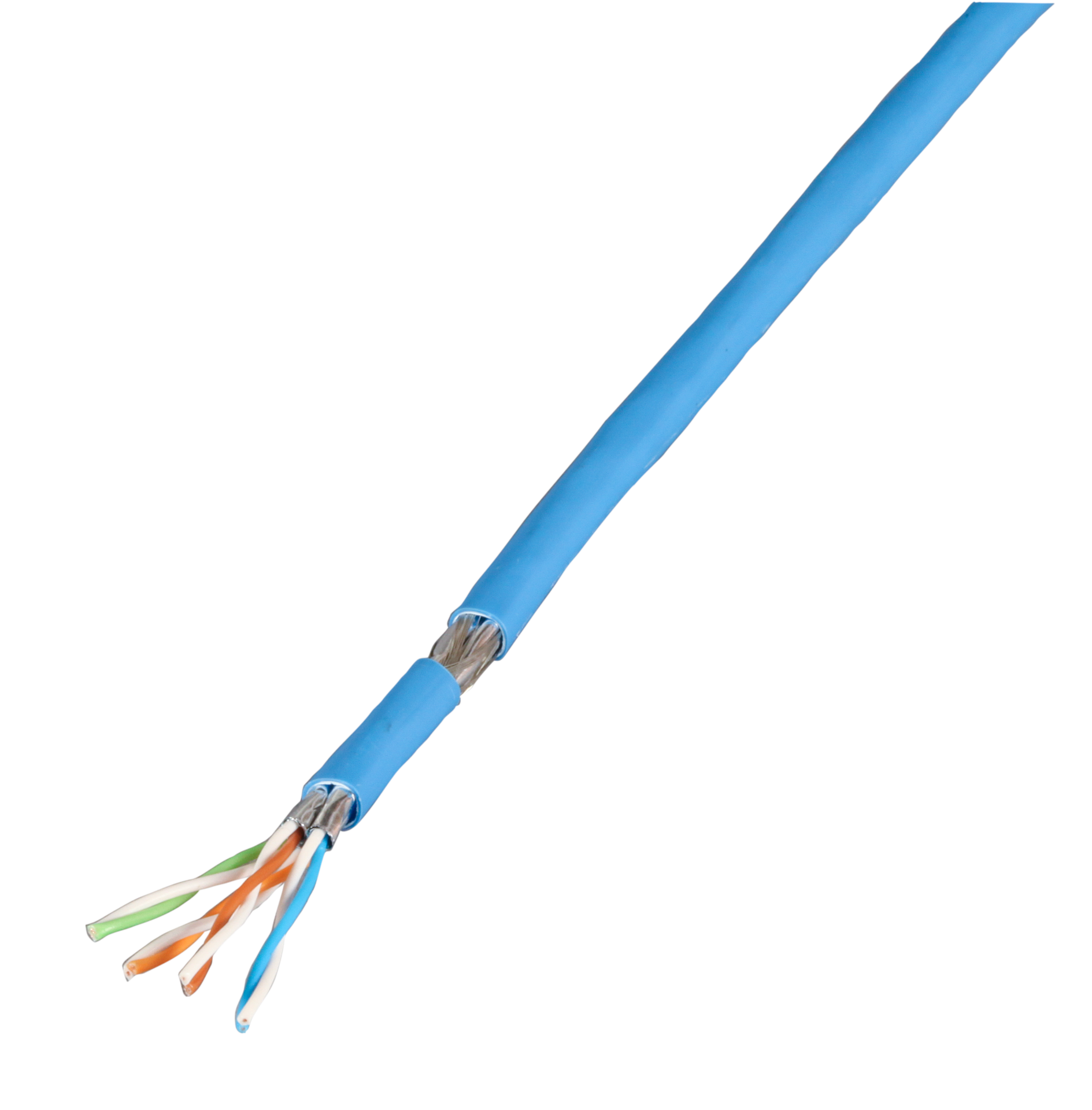 Patch cable Cat.7 PiMF UC900MHz FLEX, SS26 4P Dca, blue, 100 M