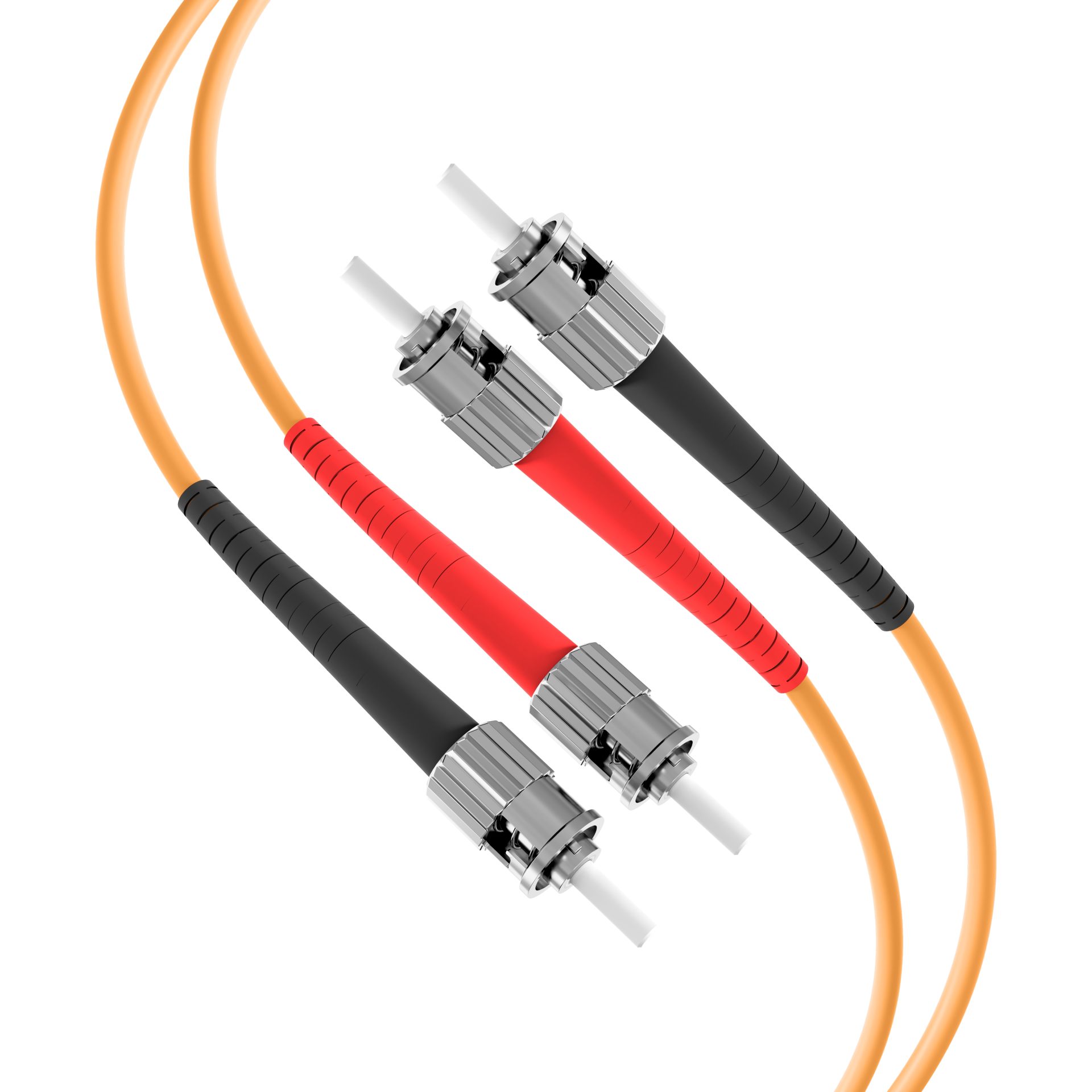 Duplex Patchcable ST-ST OM1 15m LSZH 3mm orange